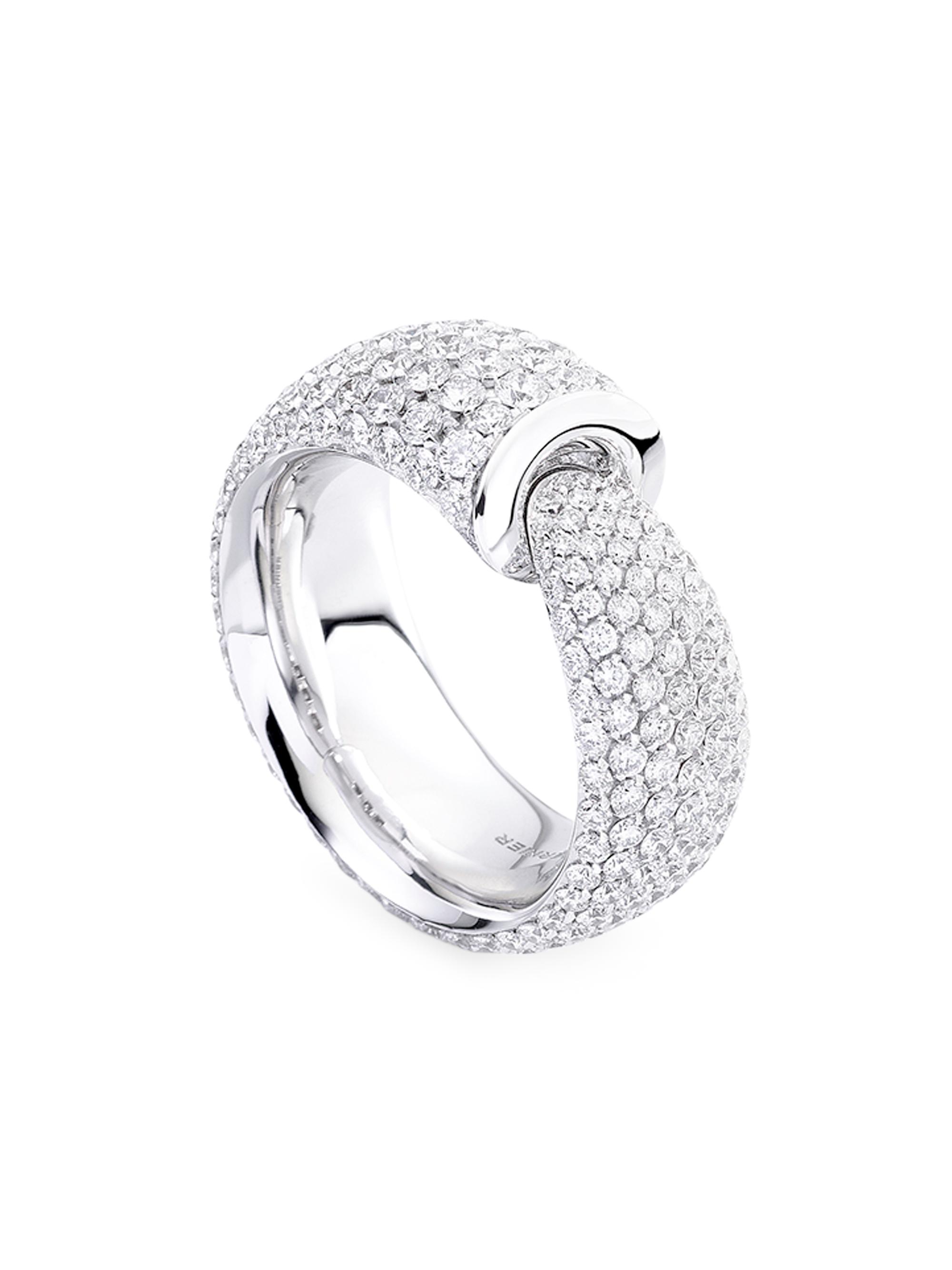 Vhernier Women's Calla The One 18K White Gold & 4.4 TCW Diamond Ring - White Gold