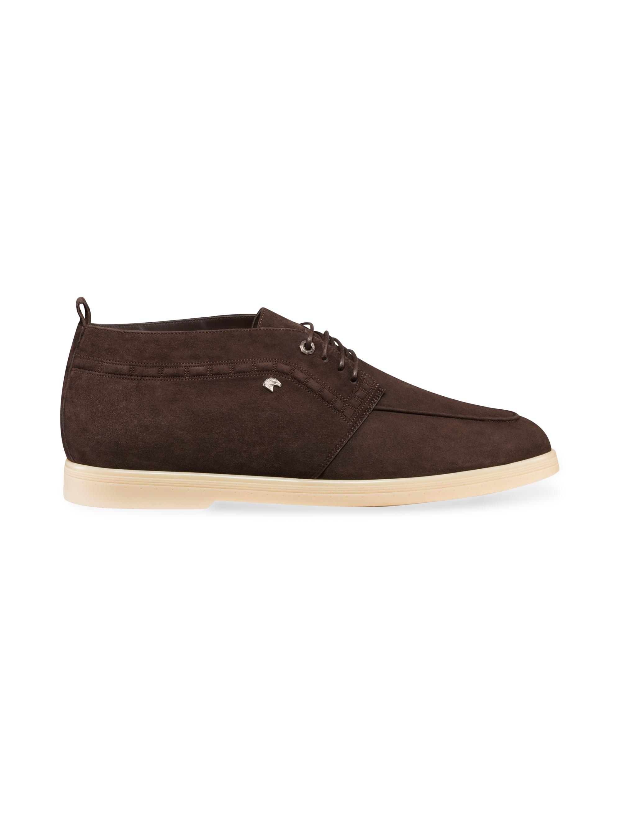 Bottes Chukka En Daim Bleu Stefano Ricci - Fait Main En Italie, Lacets