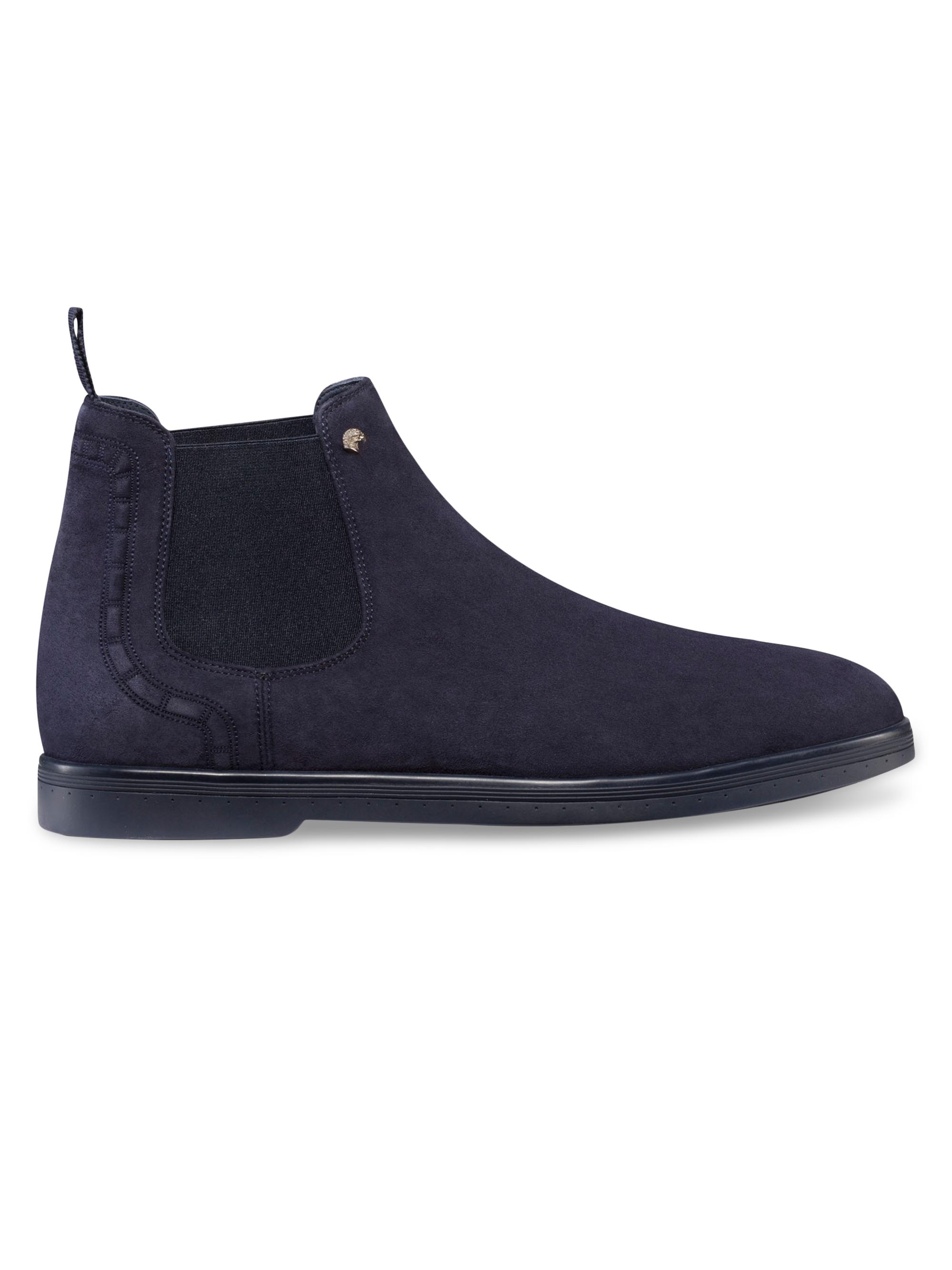 Stefano Ricci Men's Suede Beatle Boots - Blue
