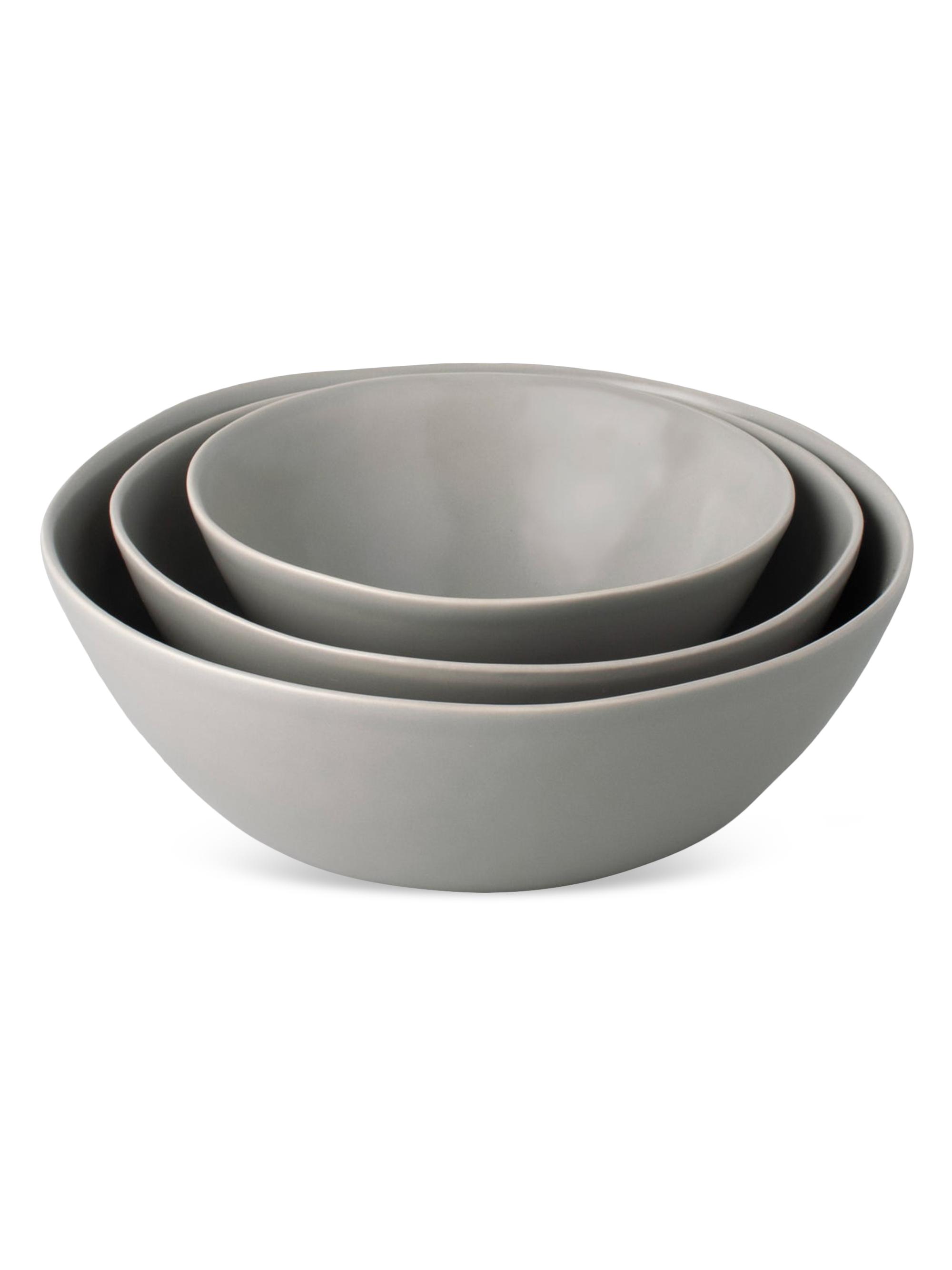 Fable The Nested Serving Bowls - Dove Gray