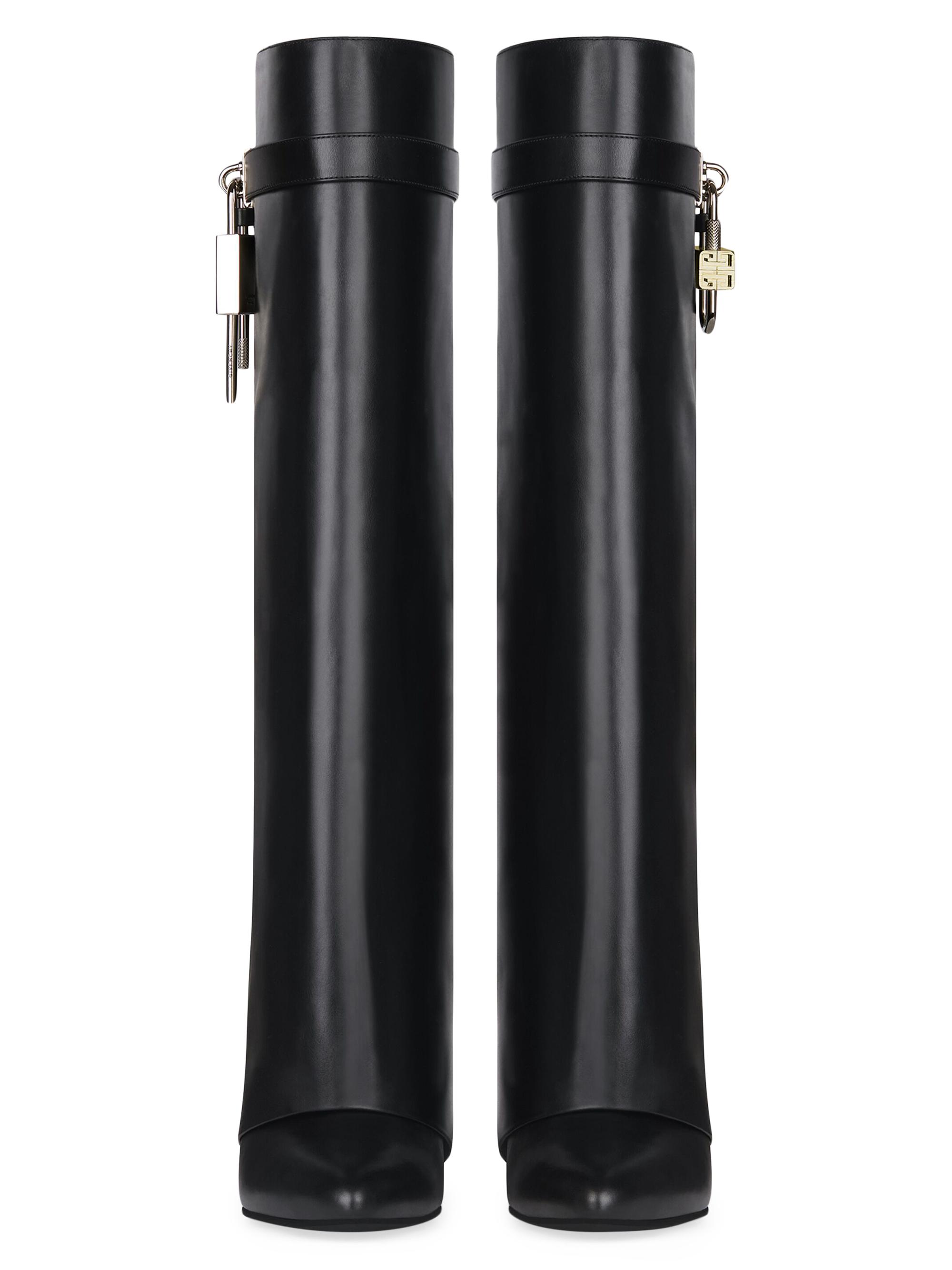 Givenchy Shark Lock Boots Wide Fit In Leather Saks Fifth Avenue