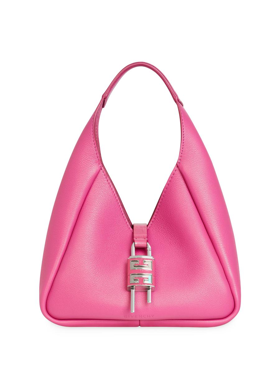 ☆EMIS☆ MINI CORSAGE APPLIQUE HOBO BAGPINK m1037_1428621 Mini Crochet Hobo - Fuschia – HEXI Los Angeles