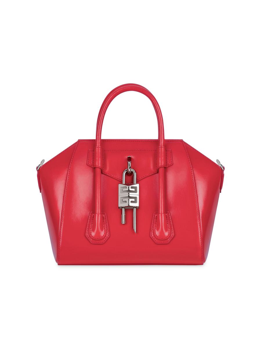 Givenchy Mini Antigona Lock Bag in Box Leather | Saks Fifth