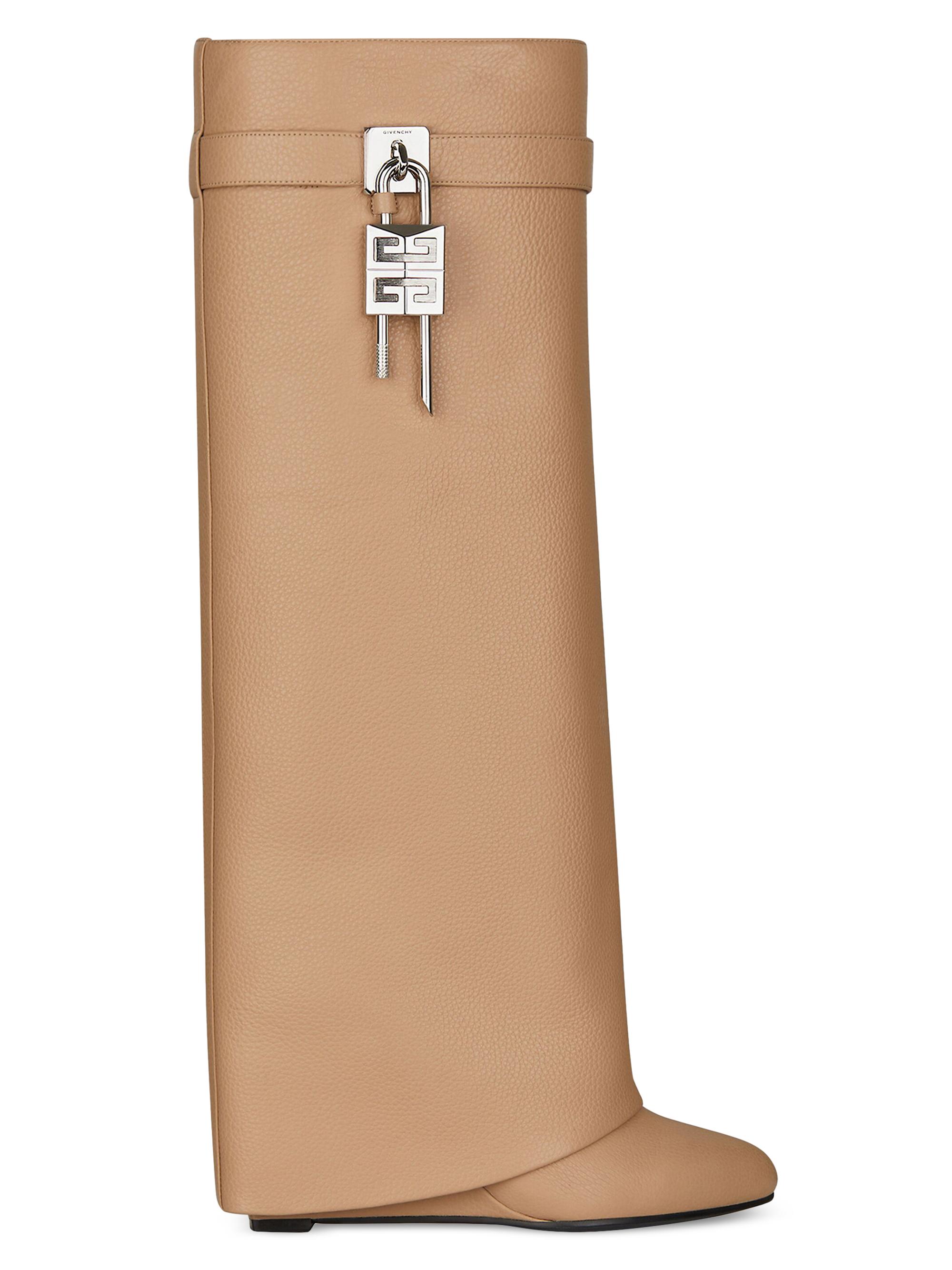 Givenchy Shark Lock Pant Boots in Grained Leather | Saks