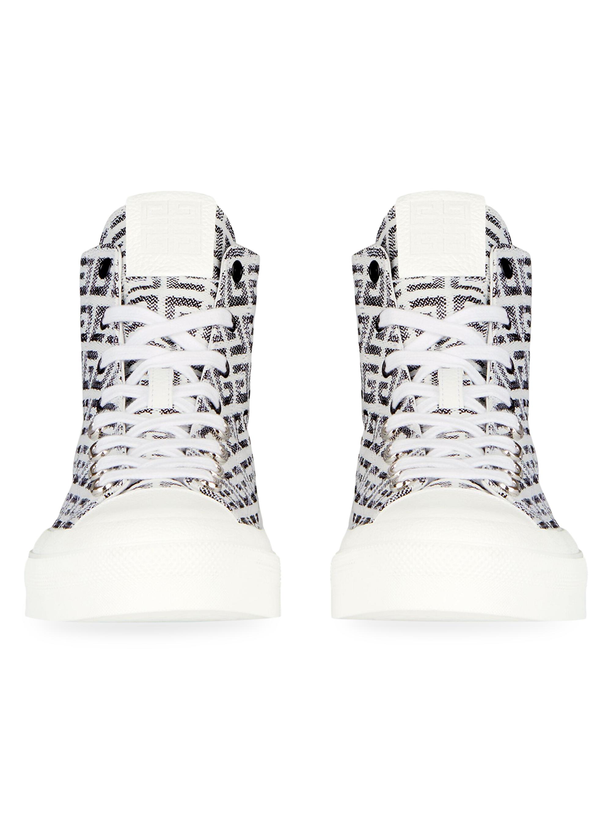 Givenchy High Sneakers City in 4G Jacquard | Saks Fifth Avenue