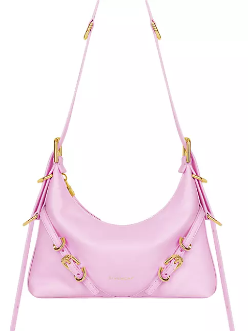 Women's Mini Star Bag in pink shearling with suede star