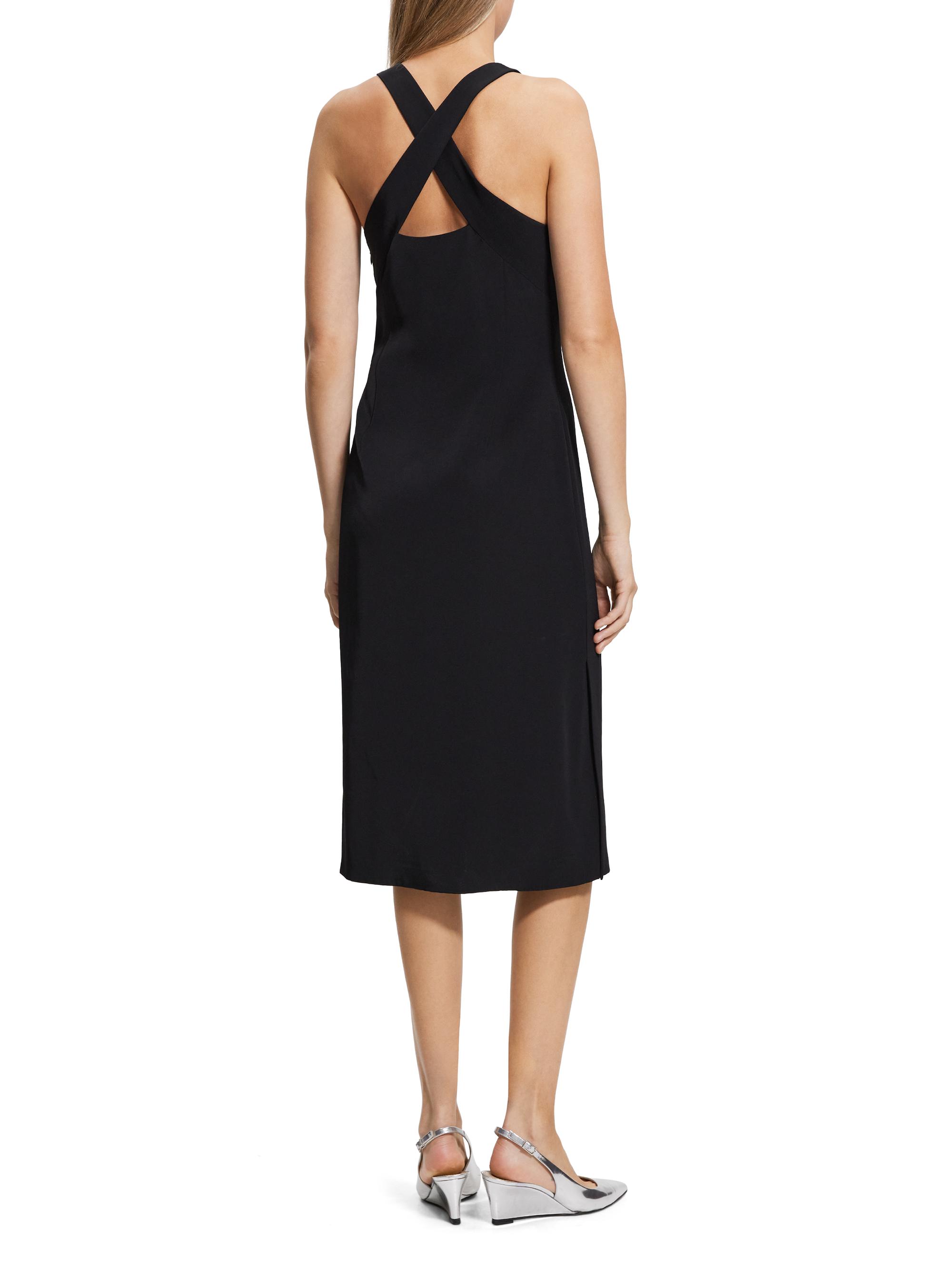 Theory Criss-Cross Back Midi-Dress