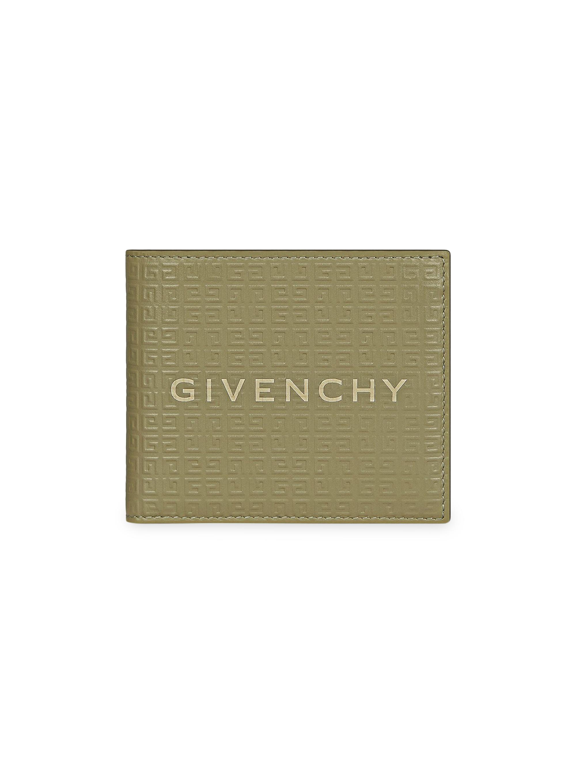 Givenchy Men's Plage Wallet in Micro 4G Leather - Khaki