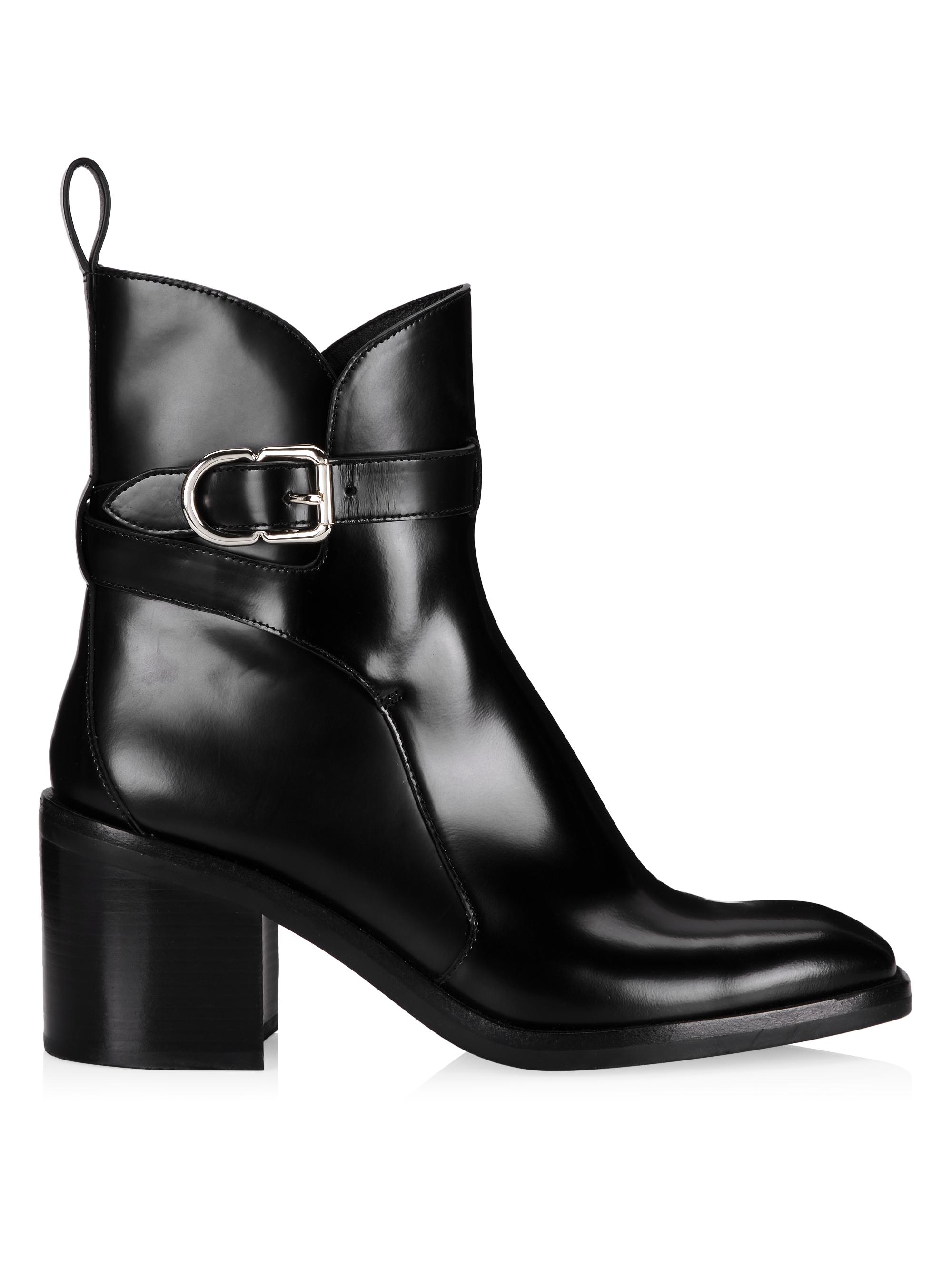 3.1 Phillip Lim Women's Alexa 70MM Leather Ankle-Strap Booties - Black