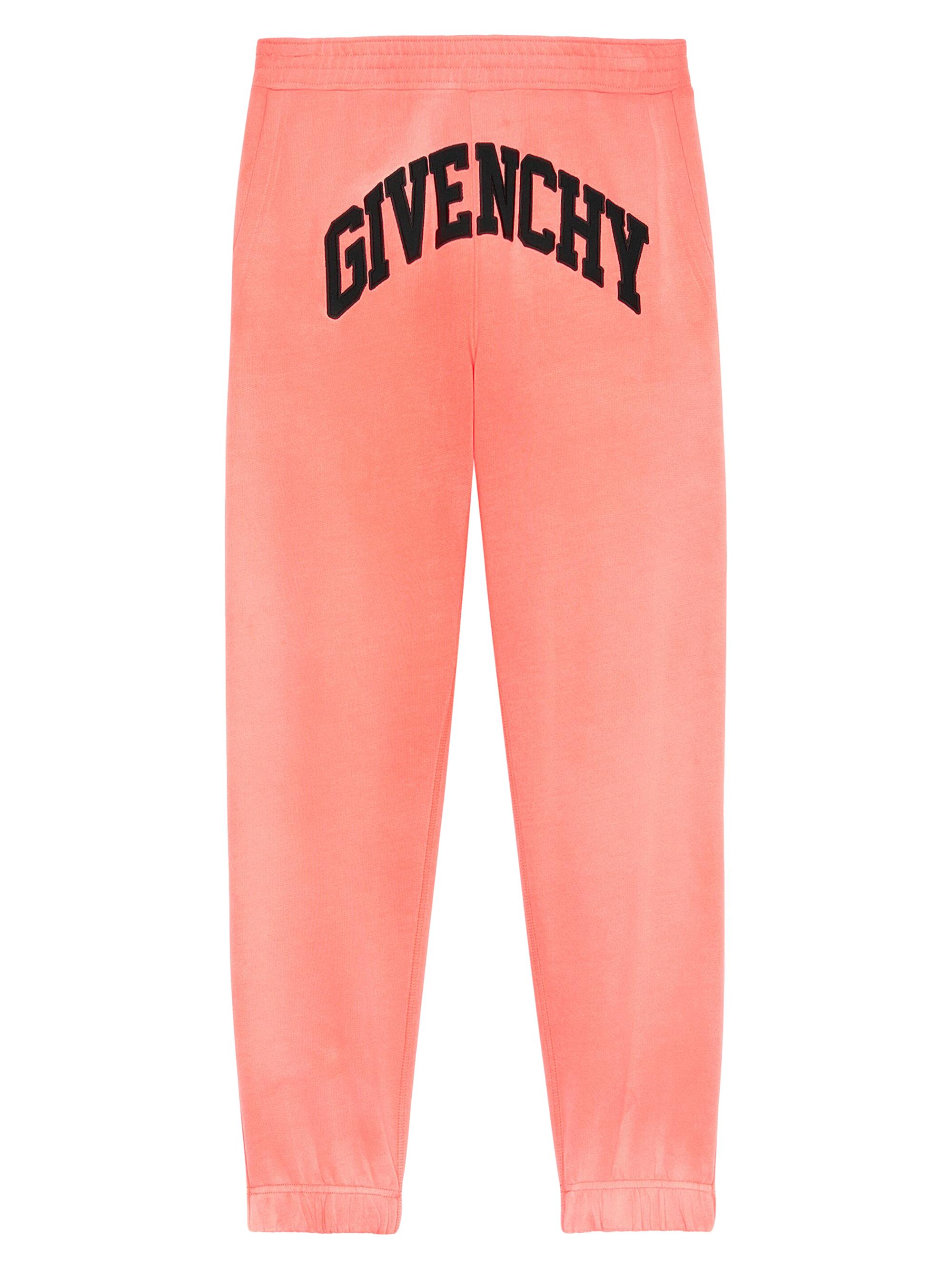 Givenchy Men's College Slim Fit Jogger Pants - Coral