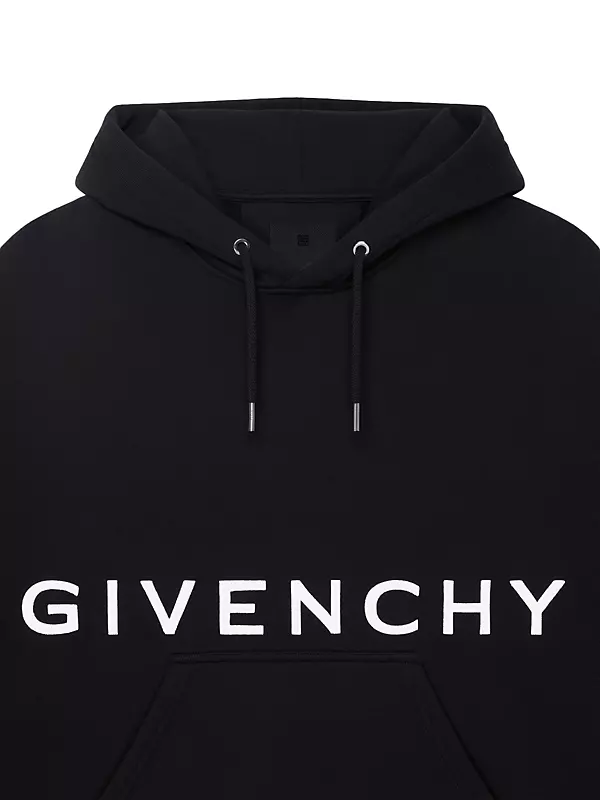Shop GIVENCHY Givenchy hoodie in felpa with destroyed effect