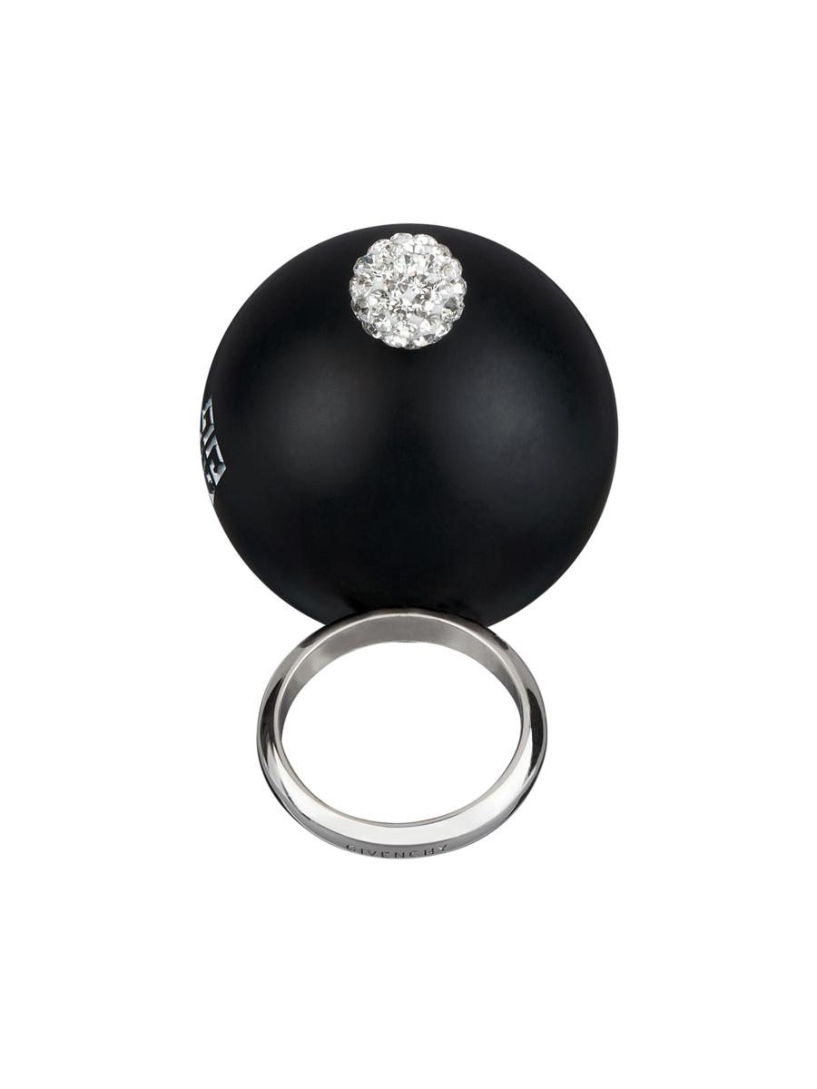 Givenchy 4G Pearl Ring with Crystals | Saks Fifth Avenue