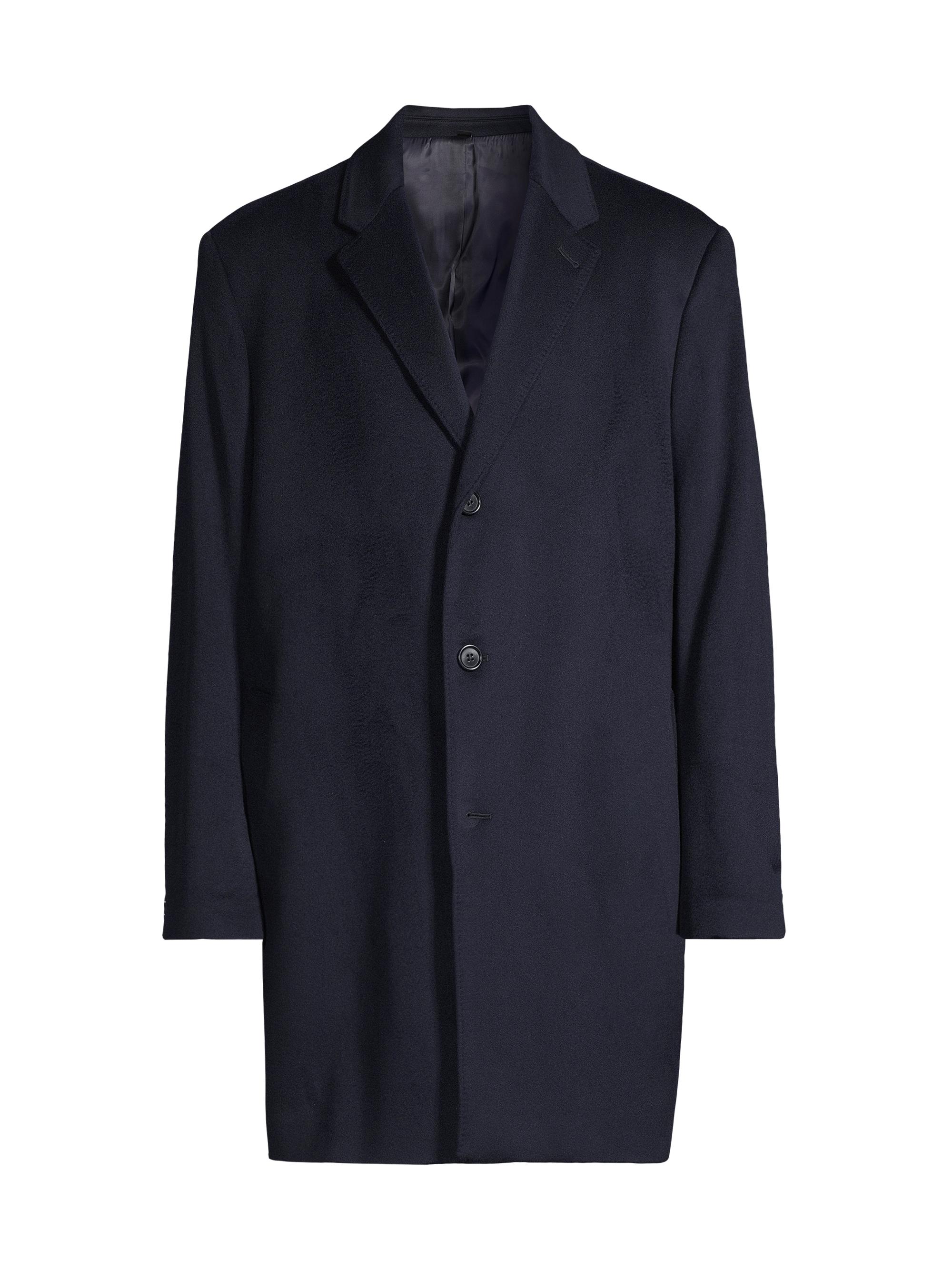 Isaia Wool-Blend Longline Rain Coat | Saks Fifth Avenue