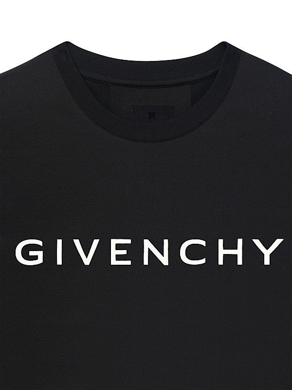 Shop Givenchy Archetype Cropped T-Shirt in Cotton | Saks Shop Givenchy Archetype Cropped T-Shirt in Cotton | Saks