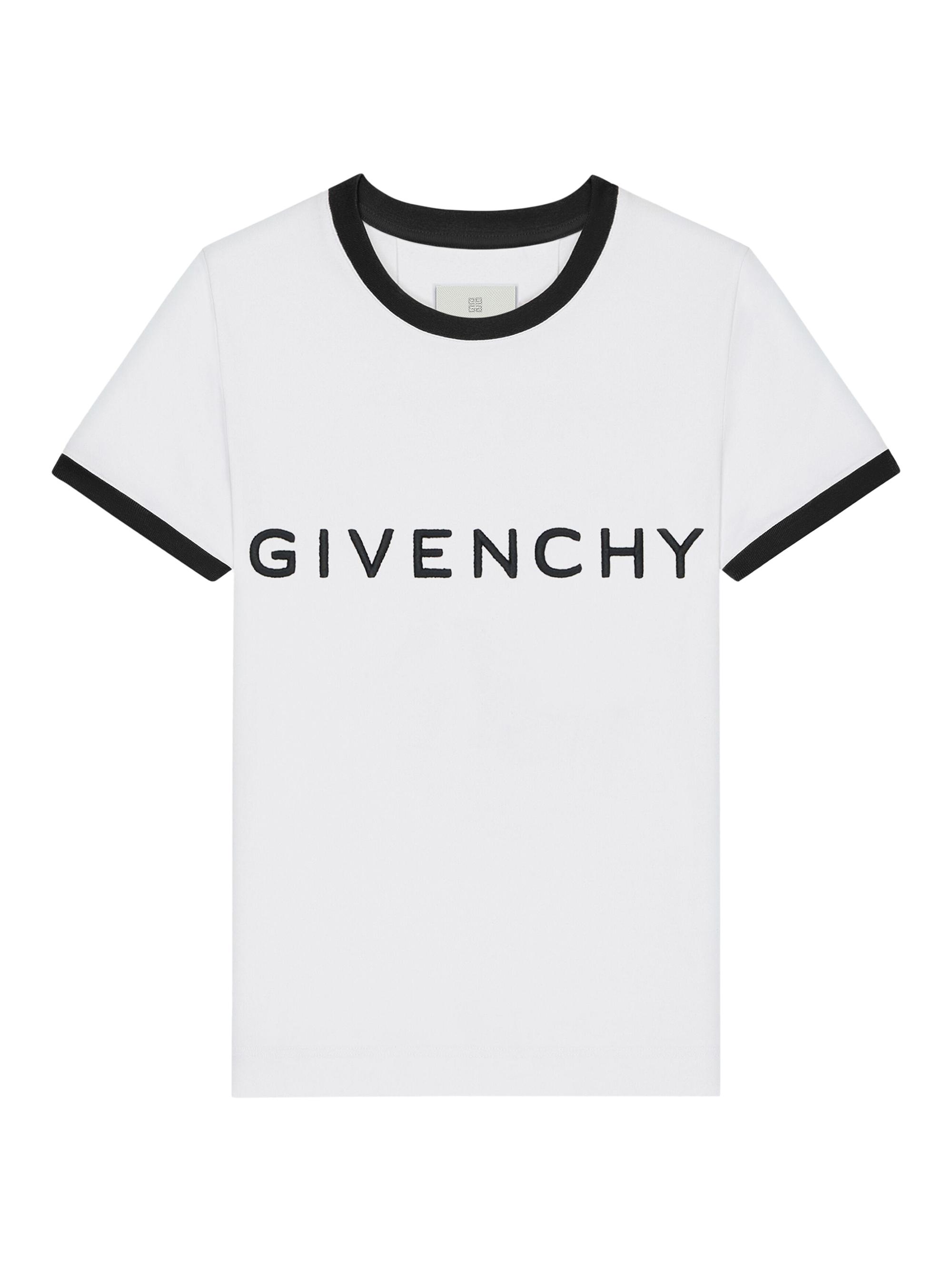 Givenchy Women's Archetype Slim Fit T-Shirt - White Black