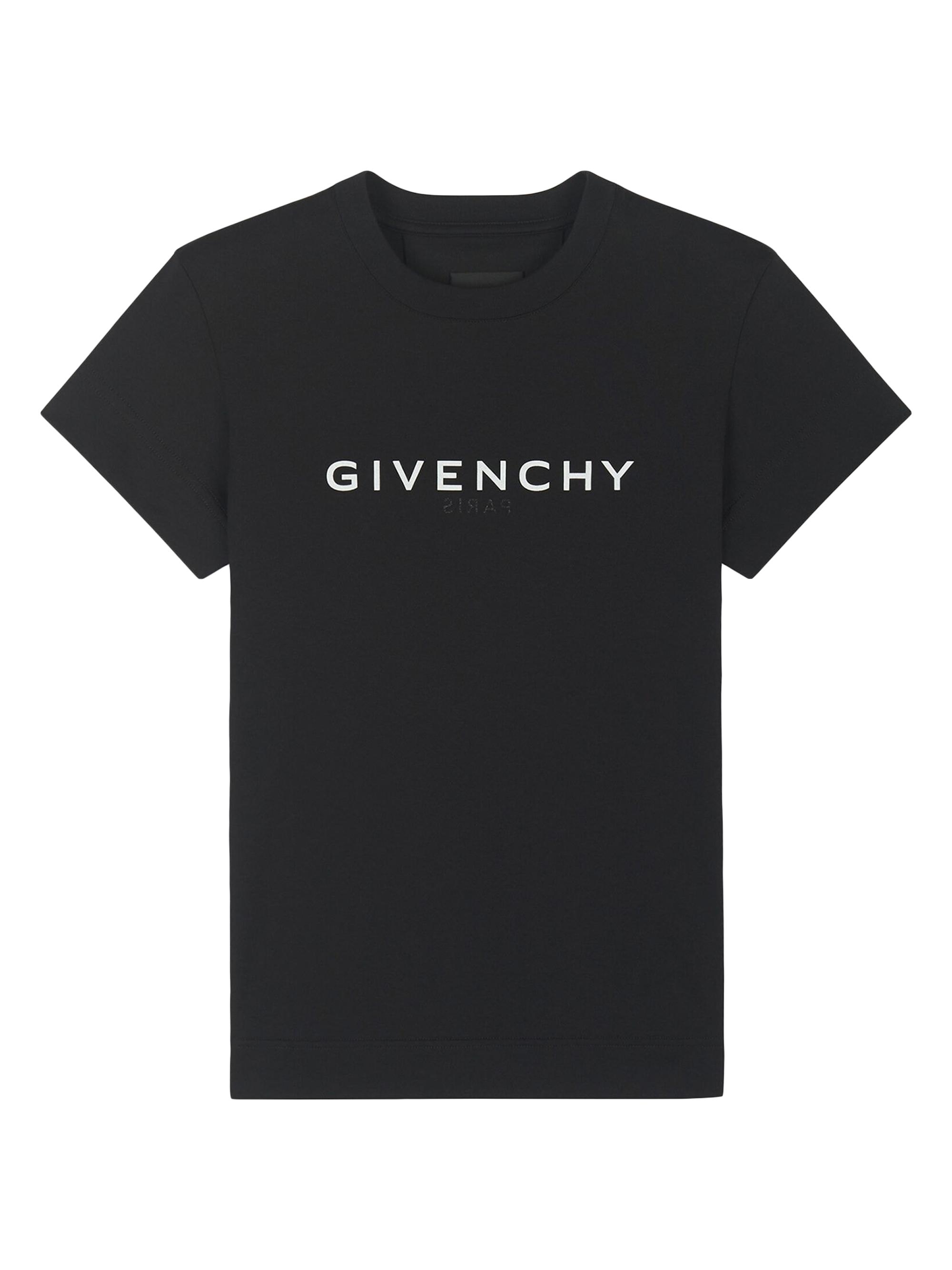 Givenchy Women's Slim Fit Reverse T-Shirt - Black