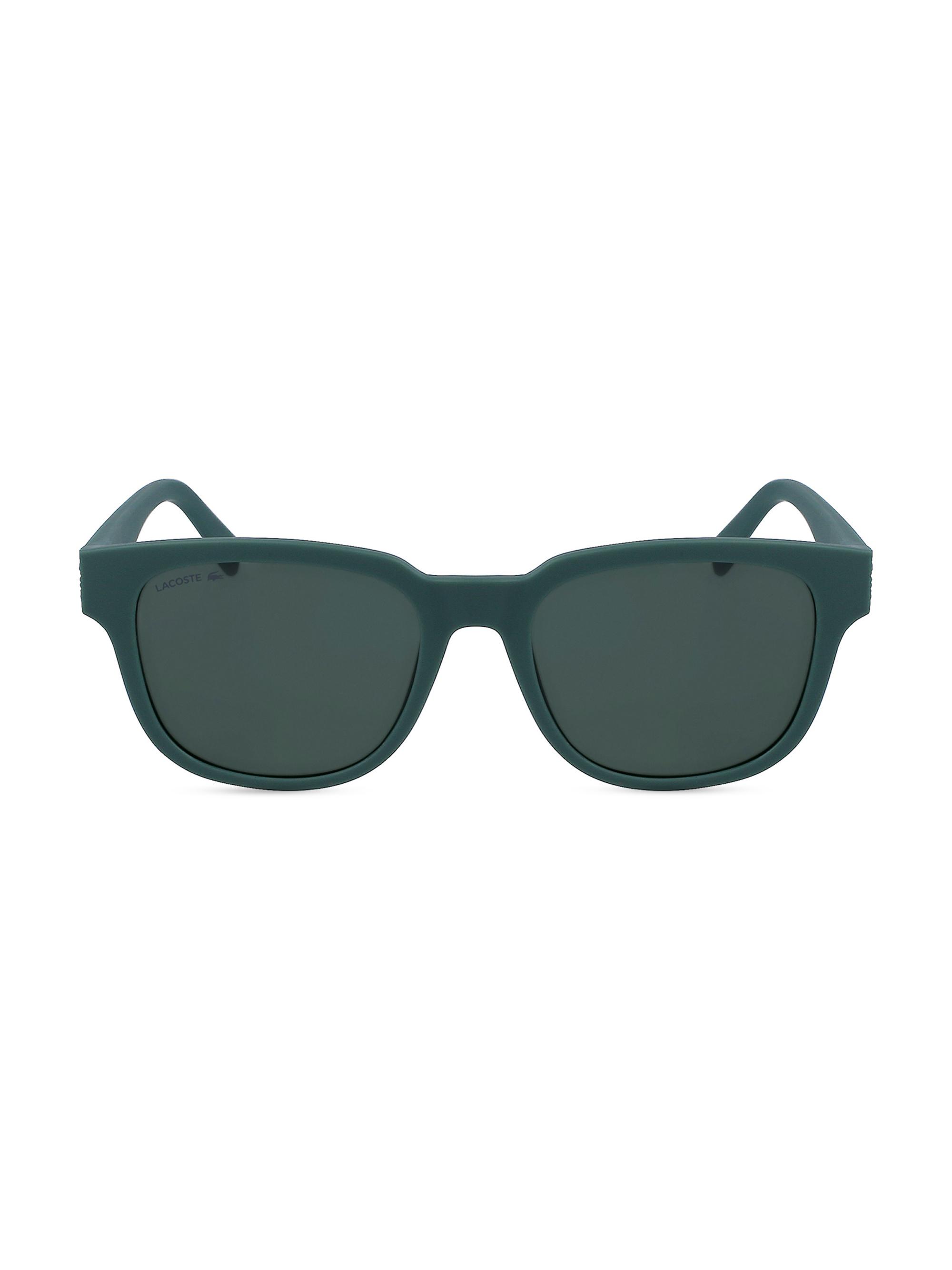Lacoste Men's Sport-Inspired 53MM Square Sunglasses - Matte Green