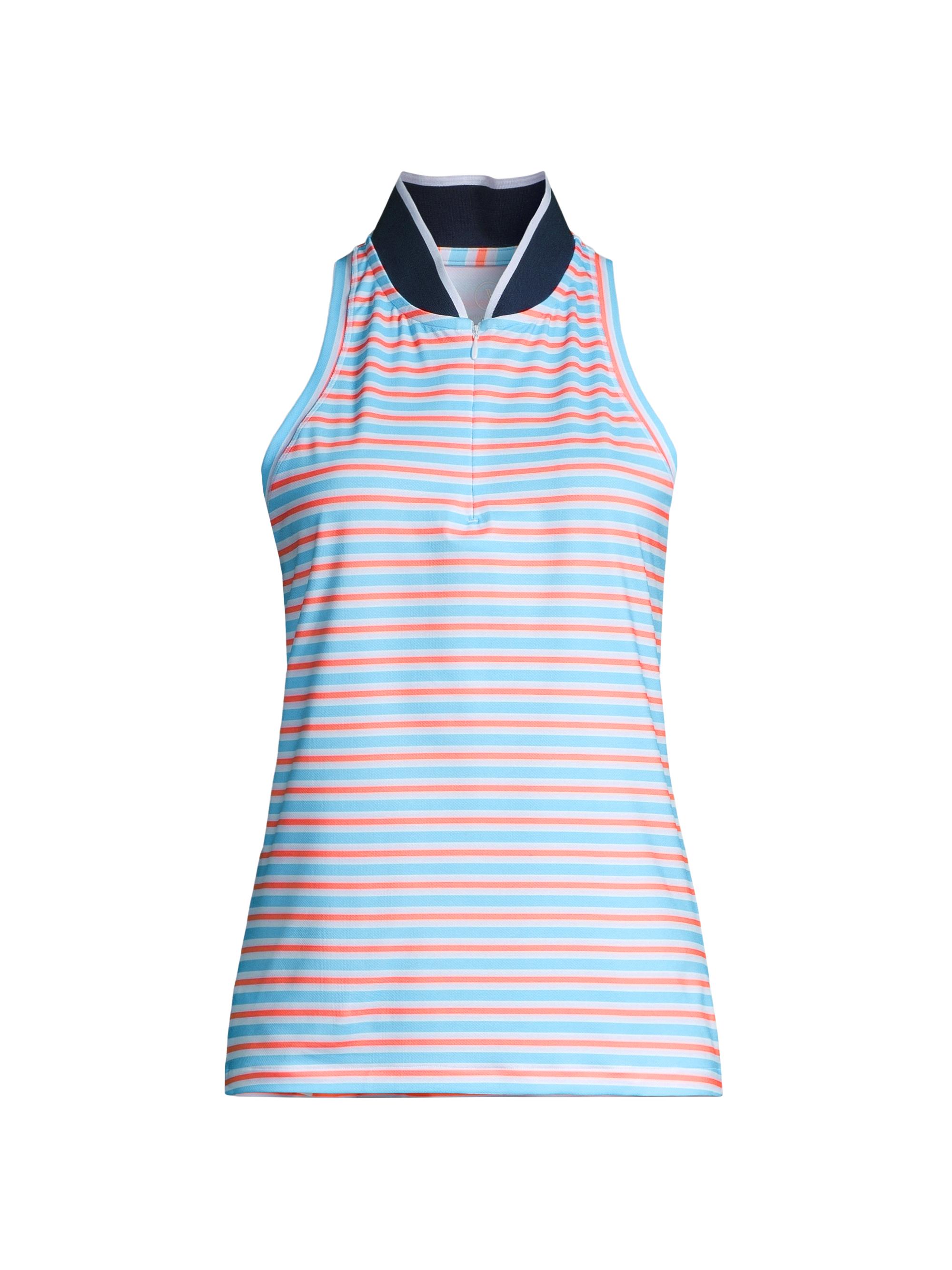 Addison Bay Women's Courtside Sleeveless Polo Tank