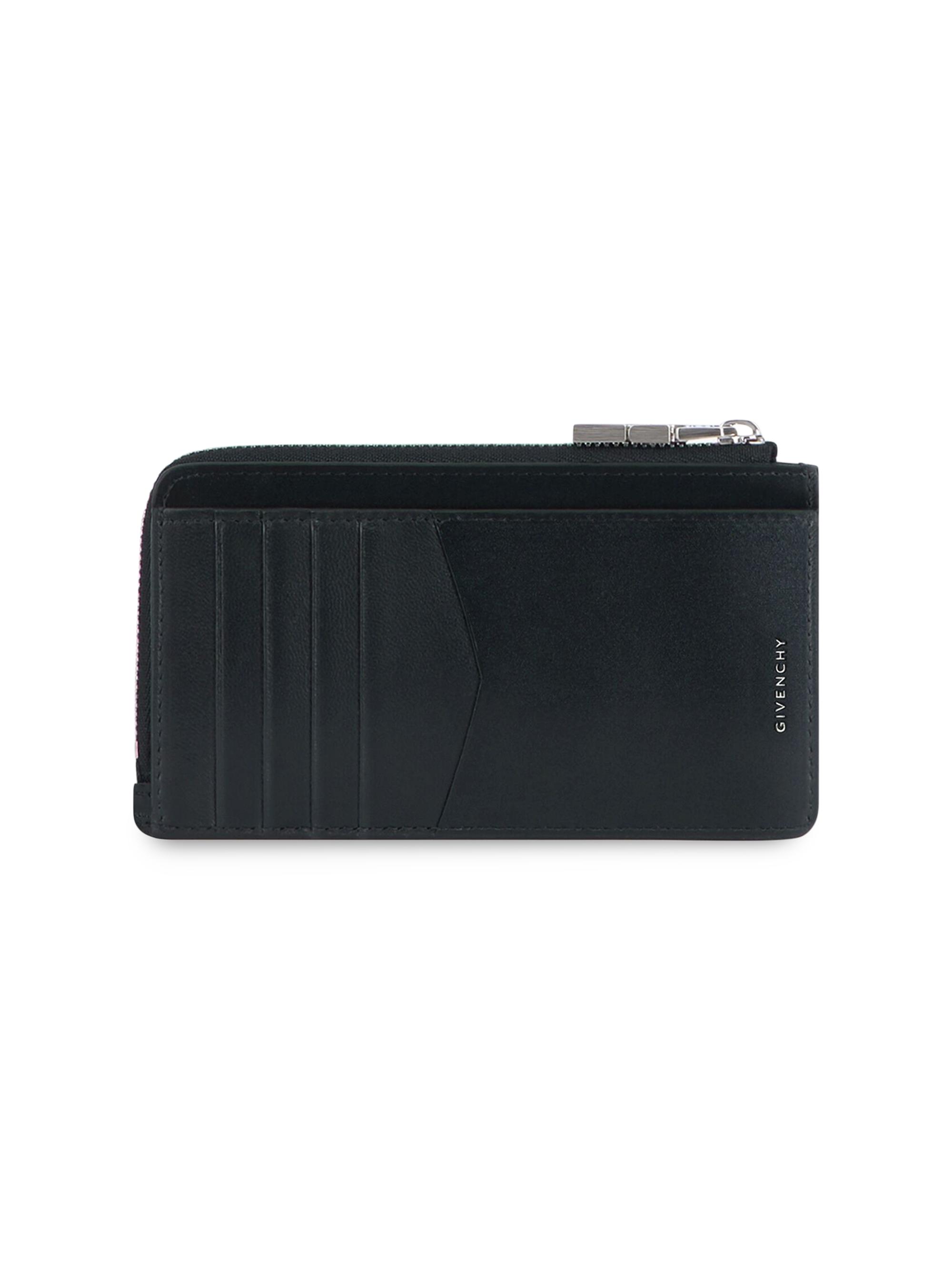 Givenchy 4G Zipped Card Holder in Box Leather | Saks Fifth Avenue