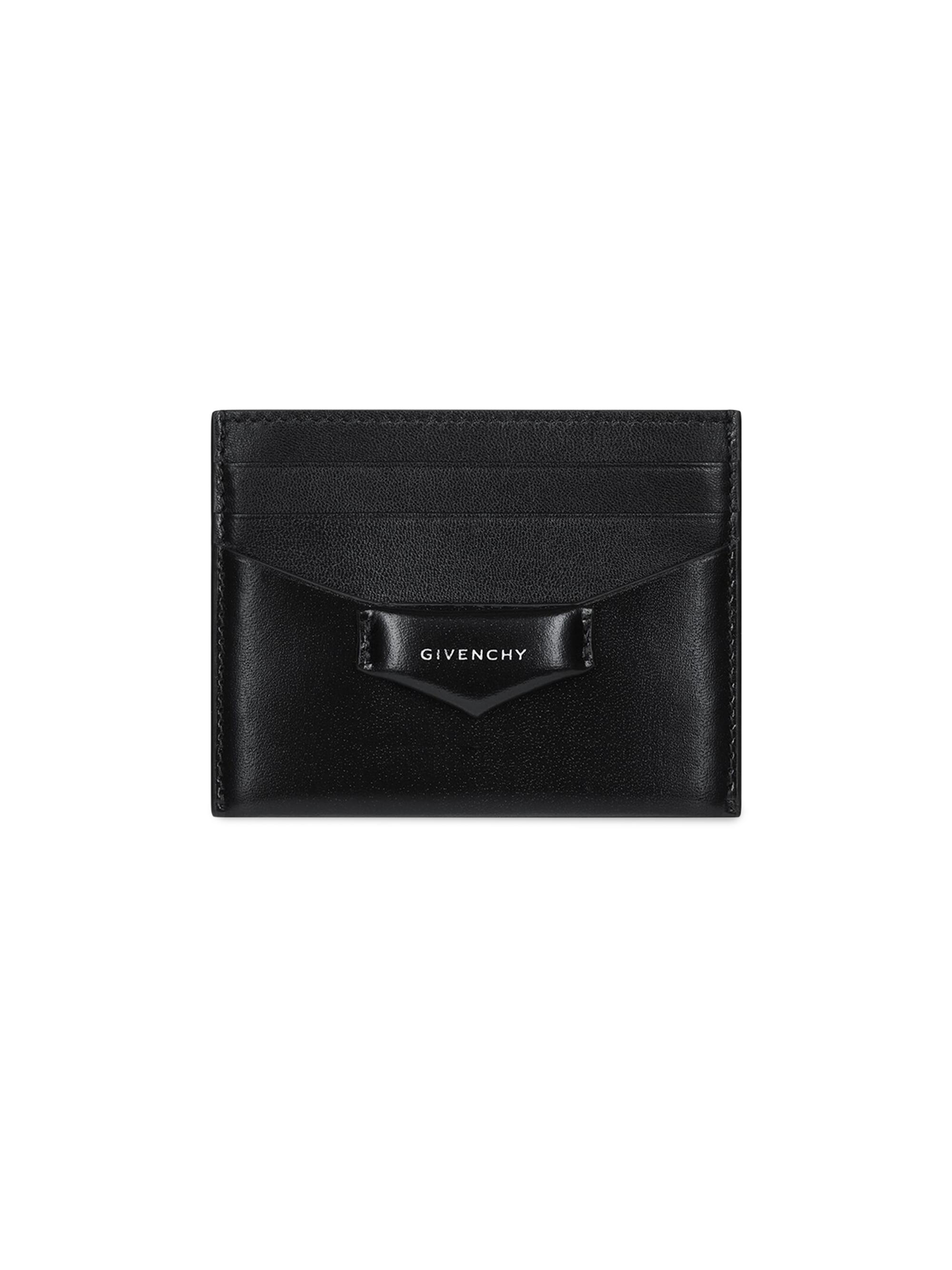 Givenchy Women's Antigona Card Holder in Box Leather - Black