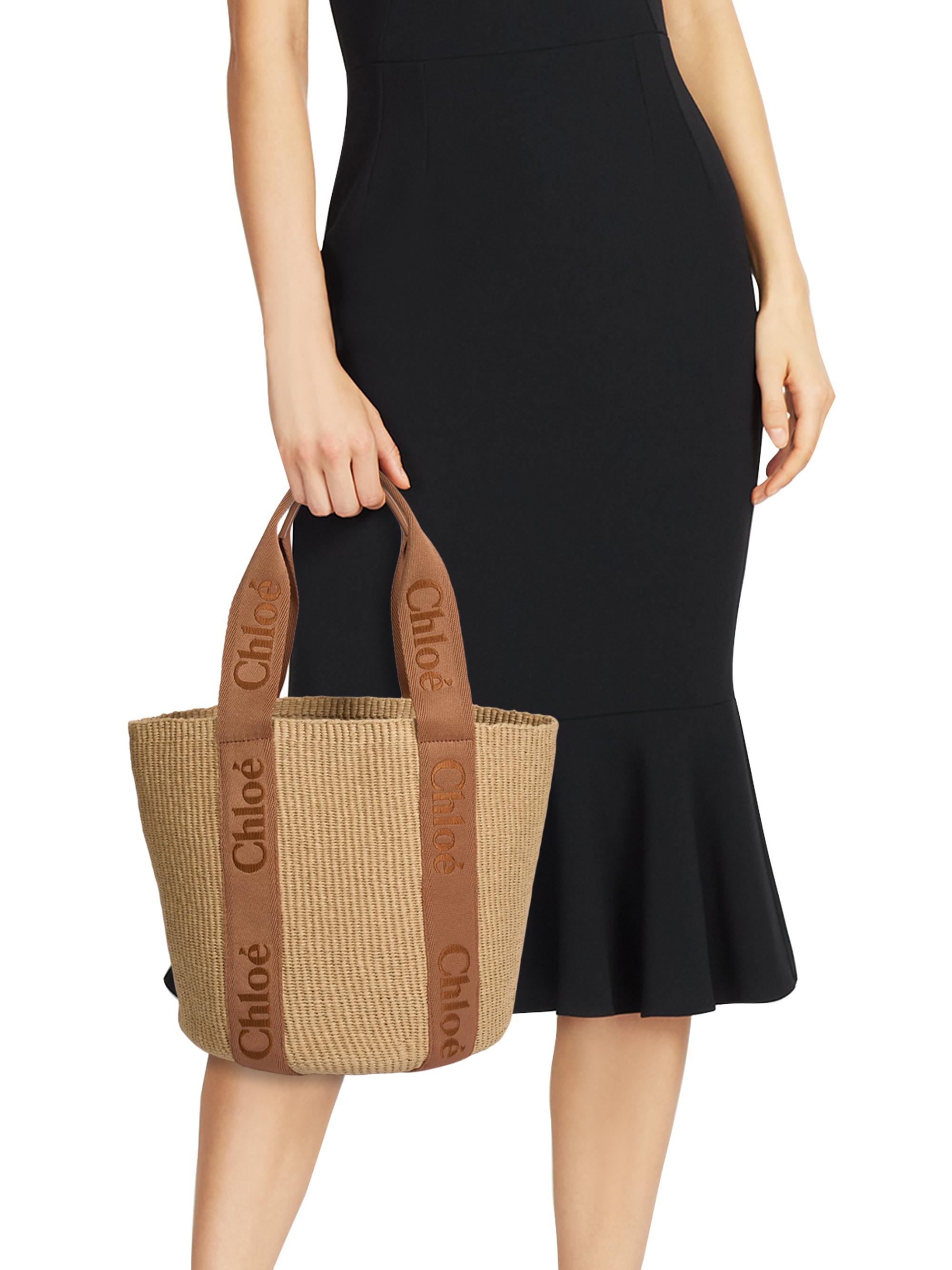 Chloé Woody Large Basket Tote Bag | Saks Fifth Avenue