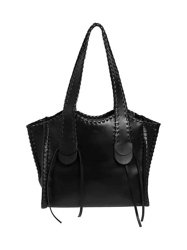 Chloé Women's Medium Mony Leather Tote Bag - Black