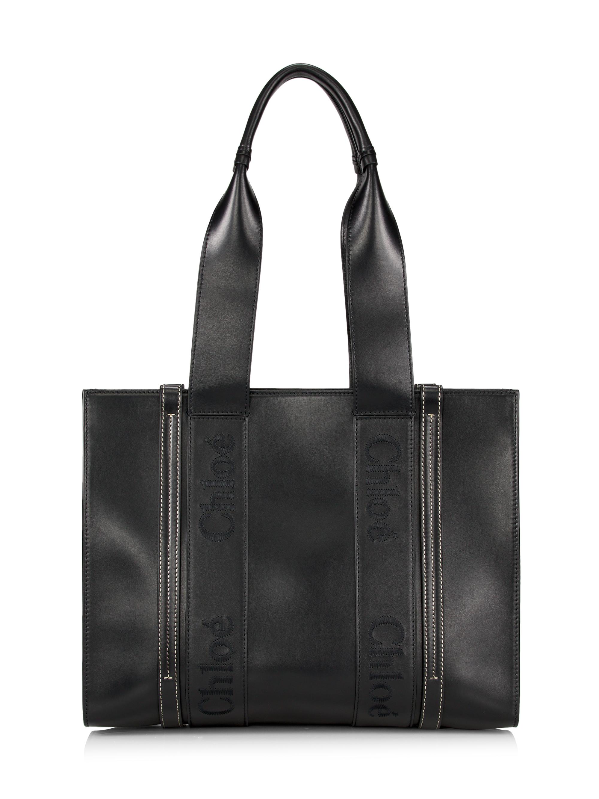 Chloé Medium Woody Leather Tote Bag | Saks Fifth Avenue
