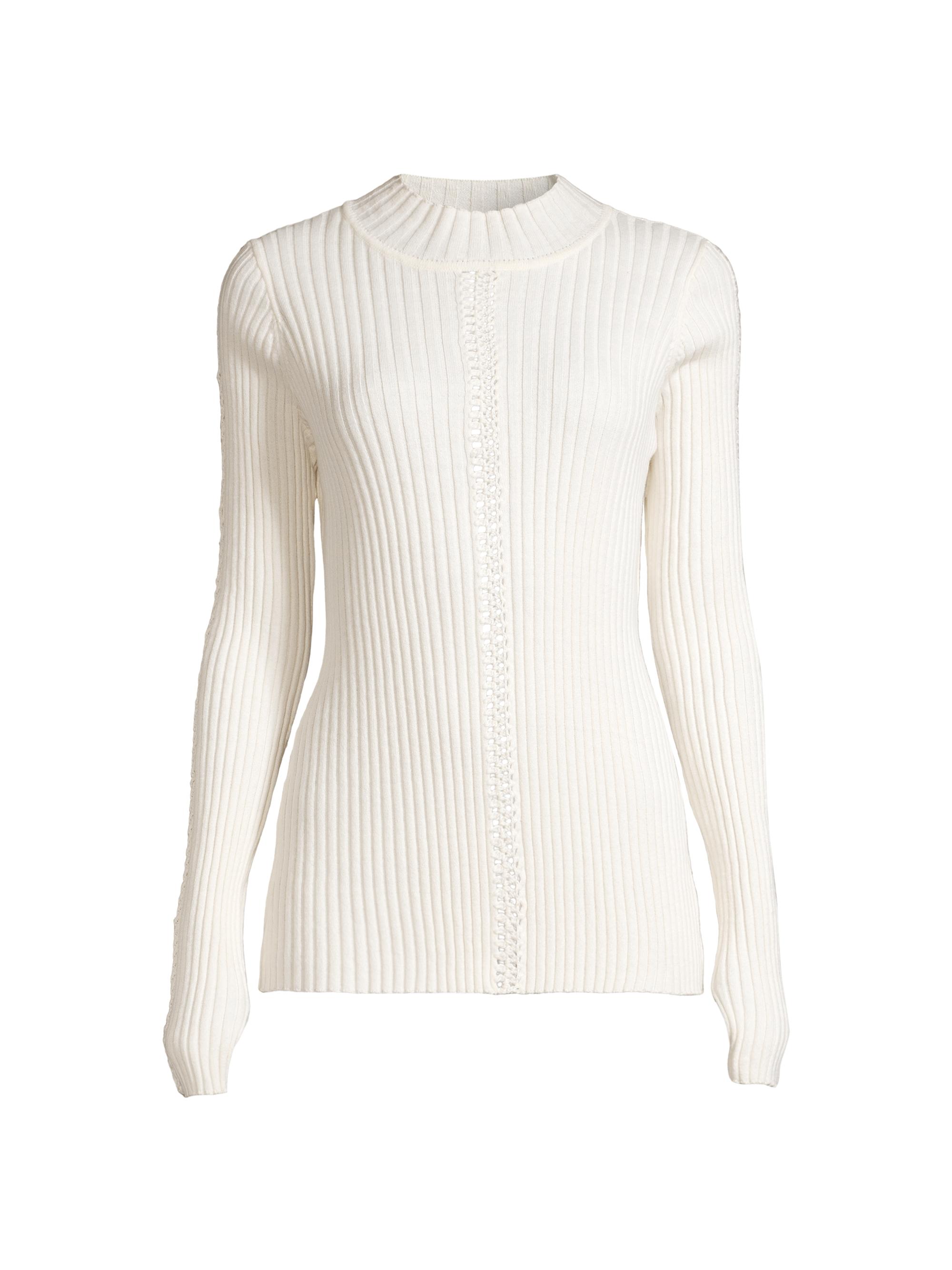 Capsule 121 Women's Composite Cotton-Blend Sweater - Starch