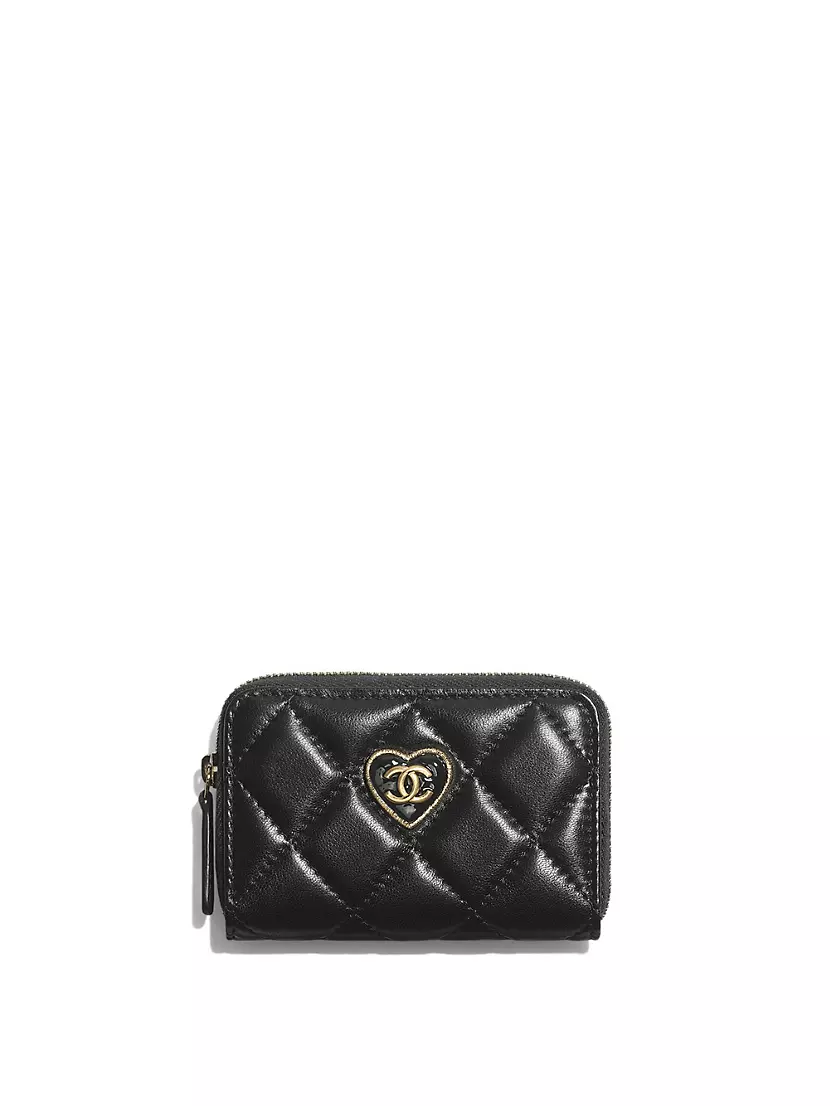 chanel coin purse with keyring