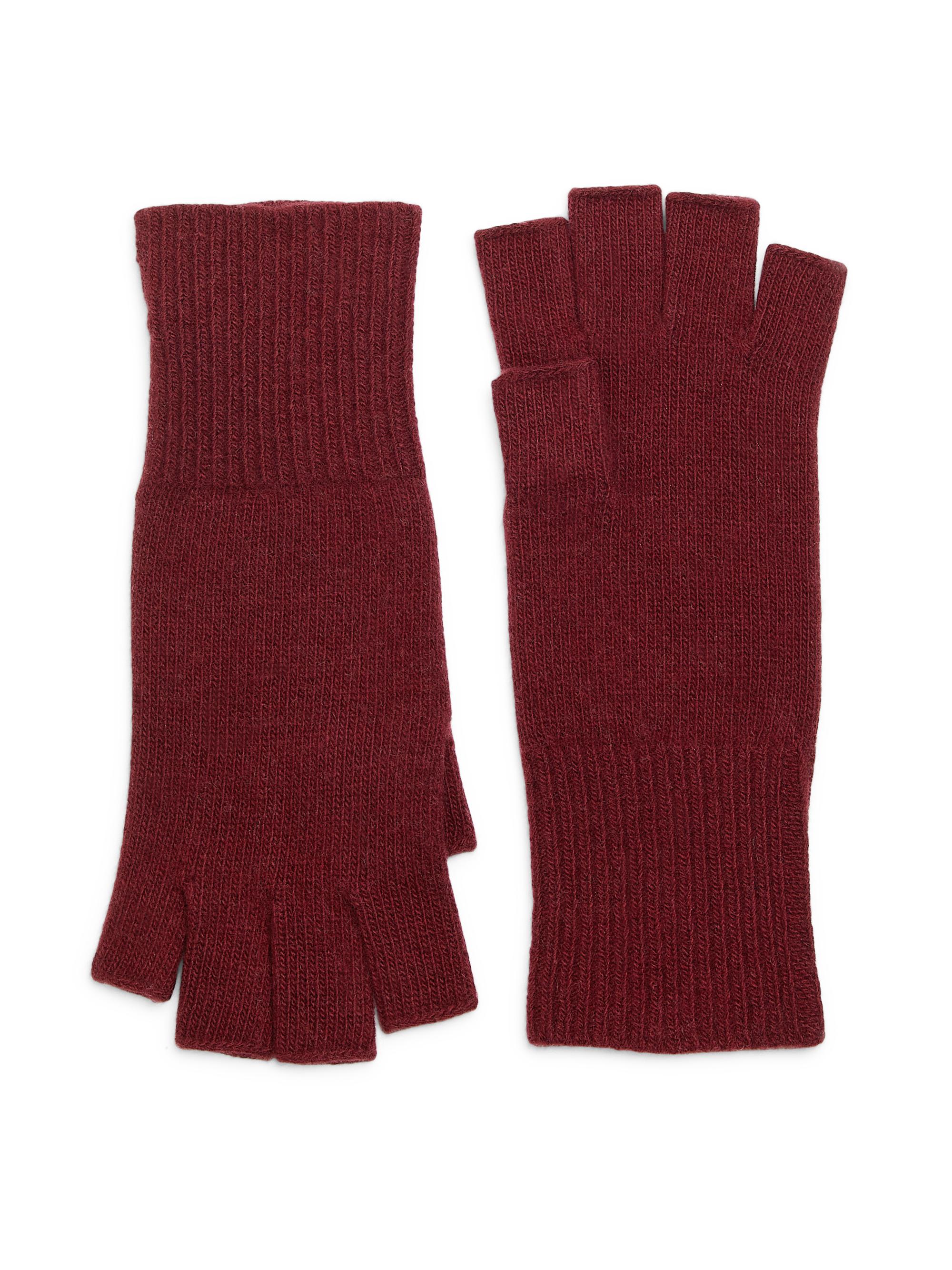 Saks Fifth Avenue Women's COLLECTION Cashmere Fingerless Gloves - Rum