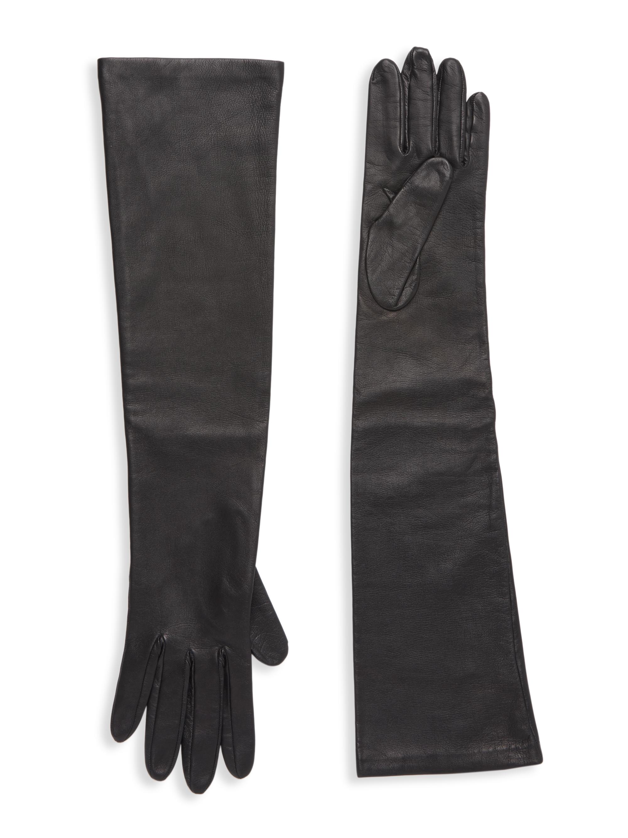 Polo Ralph Lauren Pickstitched Leather Touch Gloves | Saks Fifth