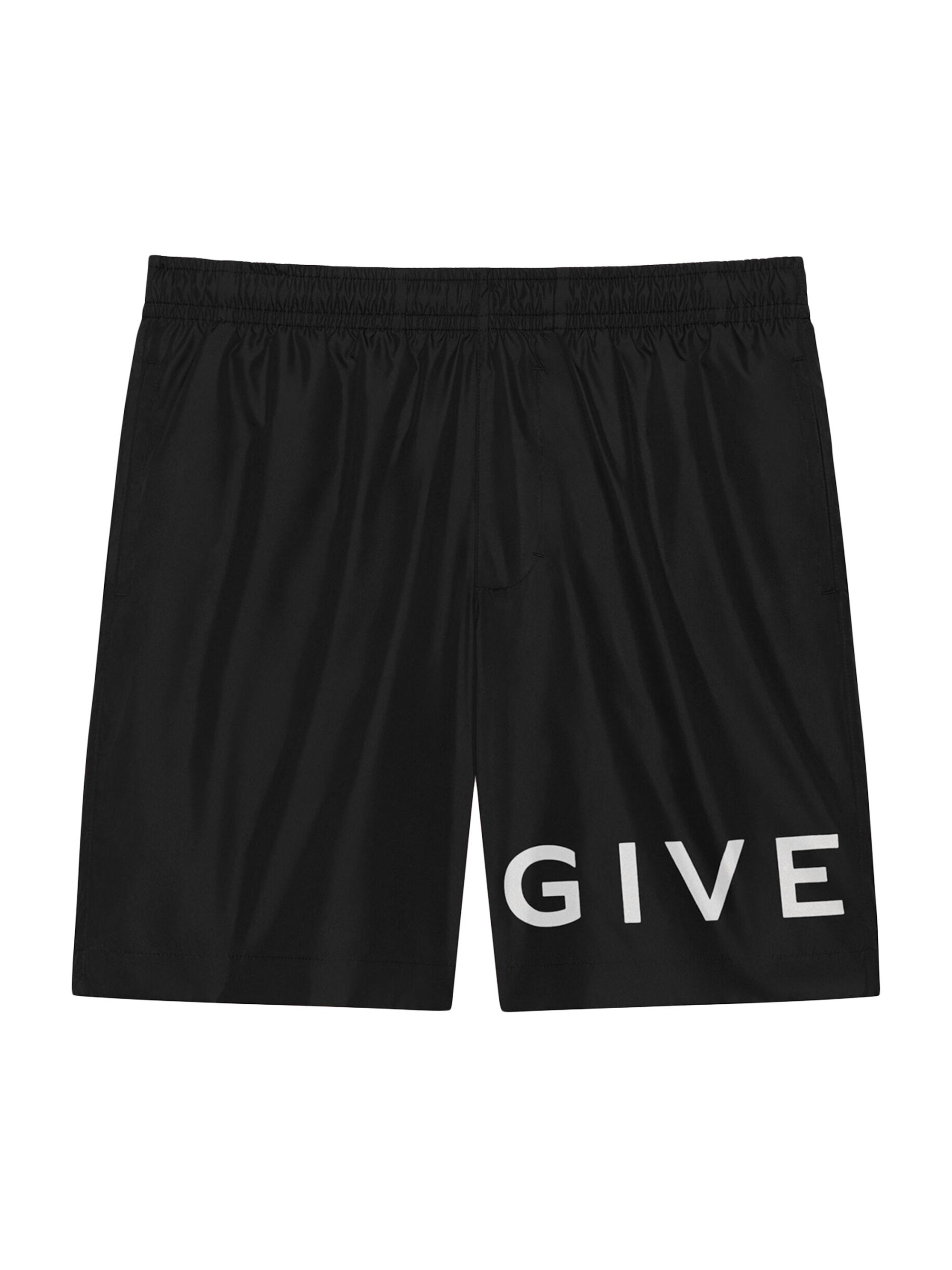 Givenchy Men's Logo Swim Shorts - Black