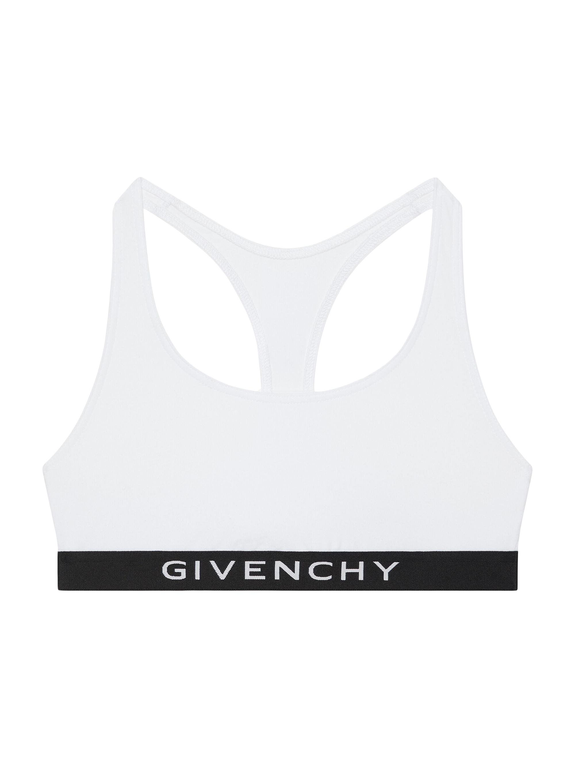 Givenchy Women's Brassière in Jersey Bio With 4G Signature - White