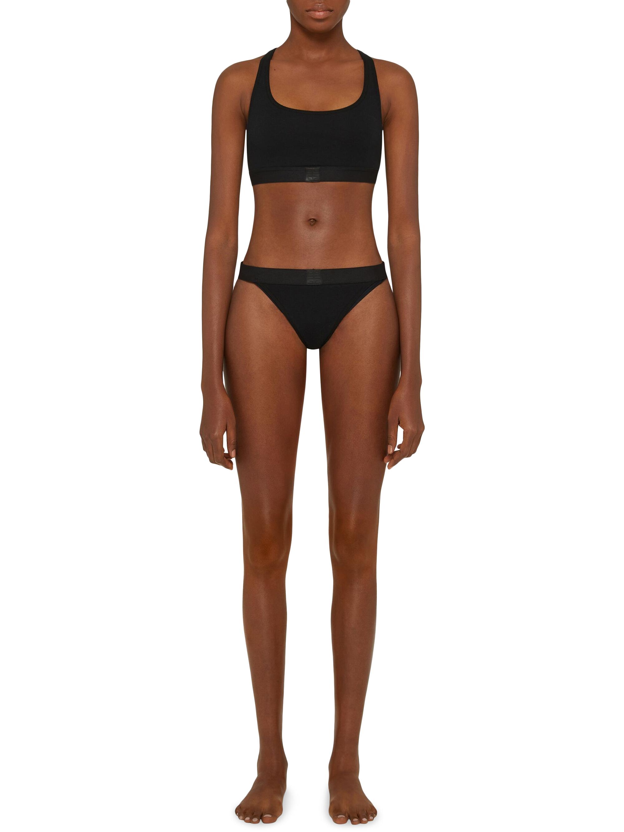 Givenchy Thong in Jersey Bio with 4G Signature | Saks Fifth Avenue
