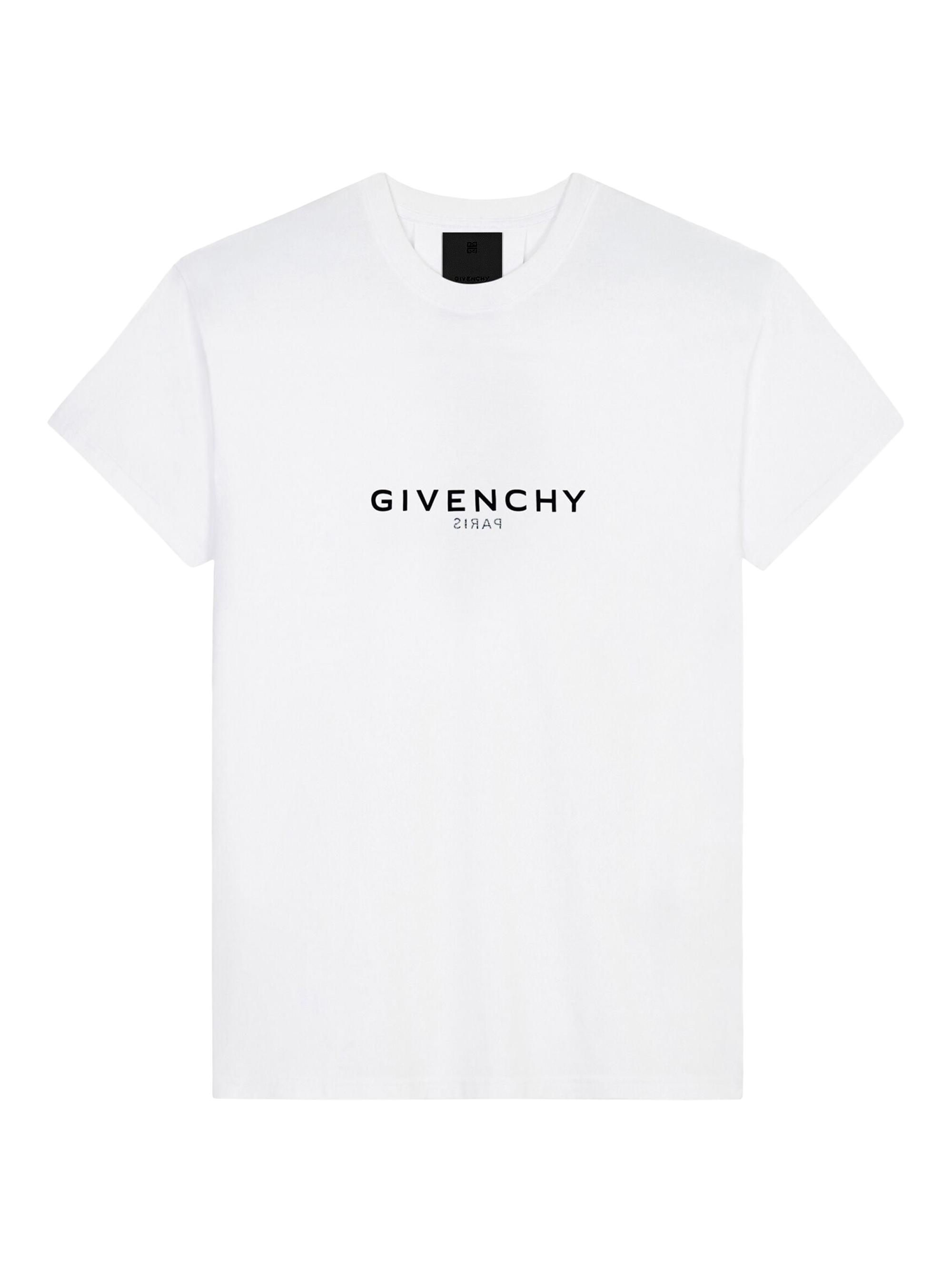 Givenchy Women's Fitted Short Sleeve Logo T-Shirt - White