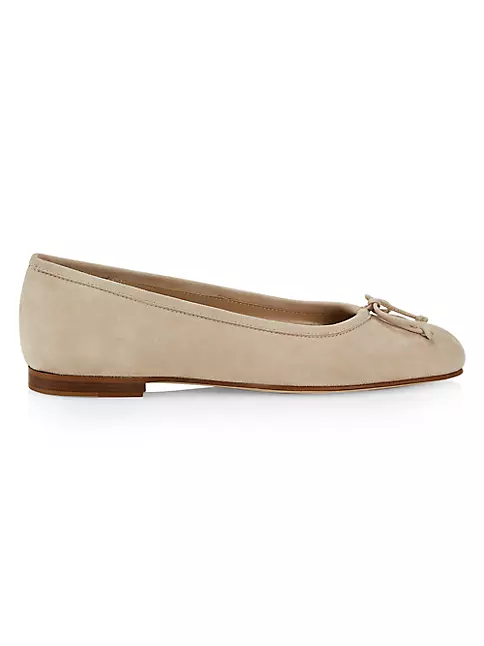 Christian Dior Bow Accents Ballet Flats