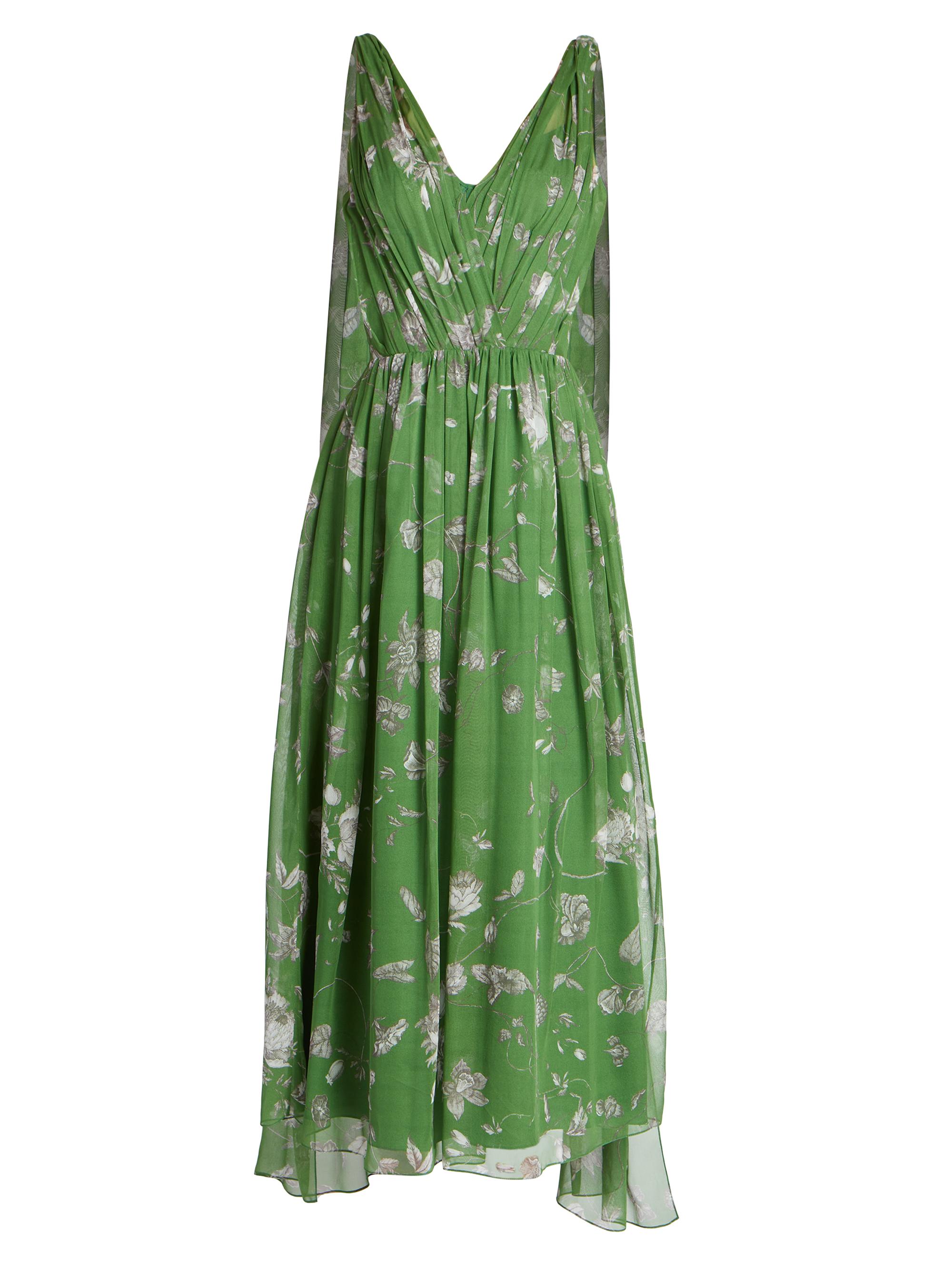 Erdem Silk Sleeveless Midi-Dress | Saks Fifth Avenue