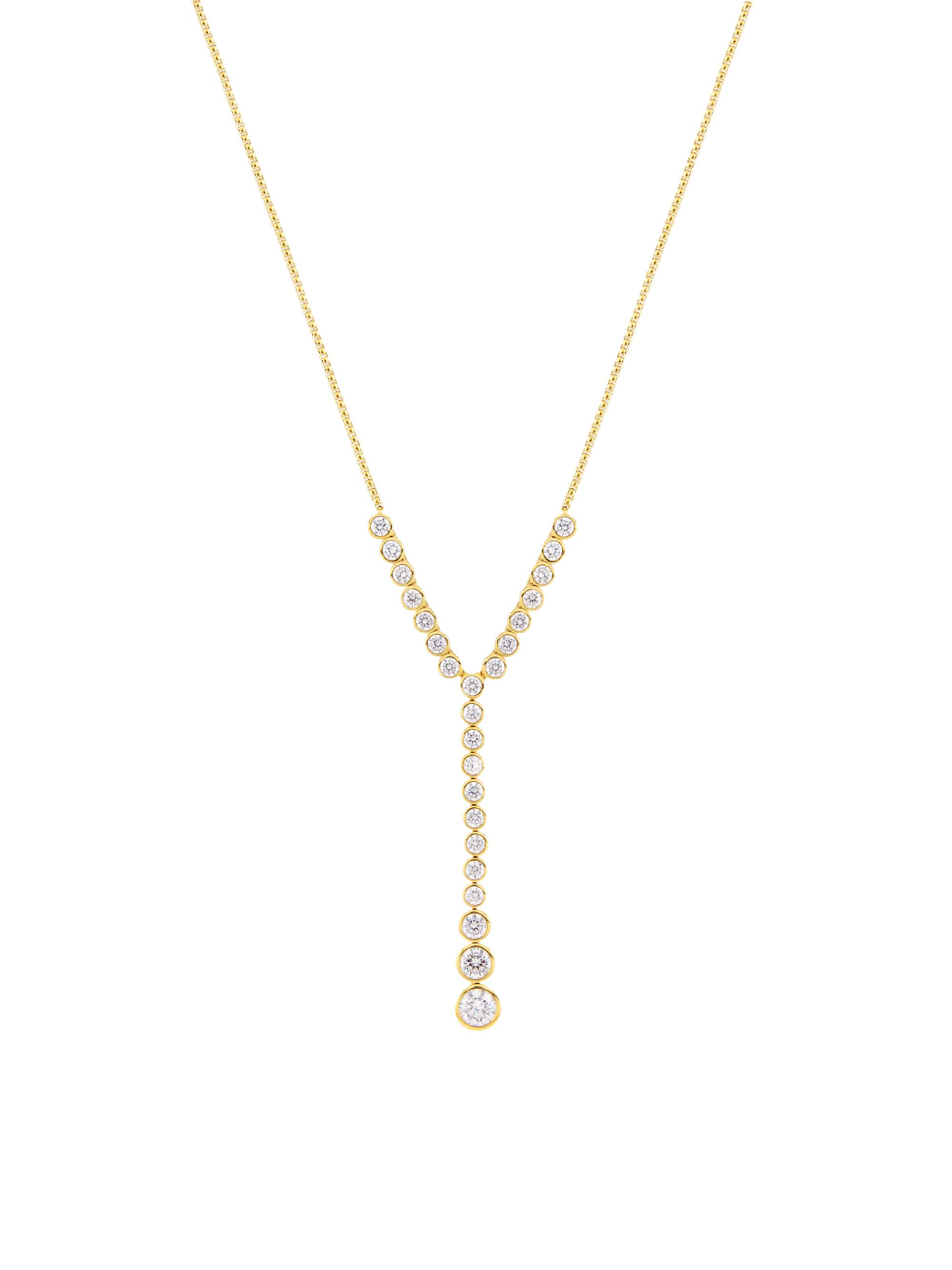 Adriana Orsini Women's 18K Gold-Plated & Cubic Zirconia Y-Necklace - Gold