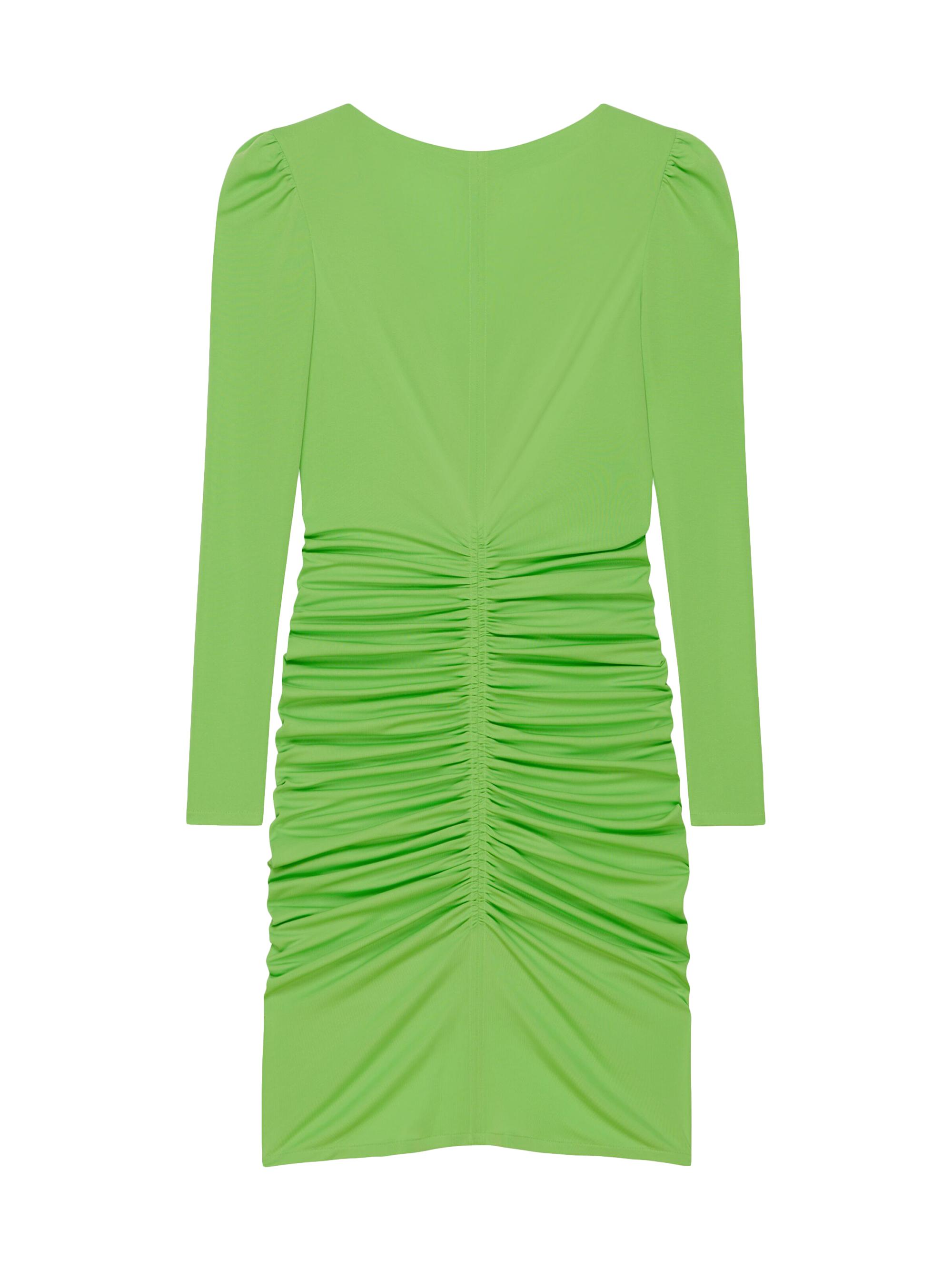 Givenchy Women's Evening Ruched Dress in Jersey - Bright Green