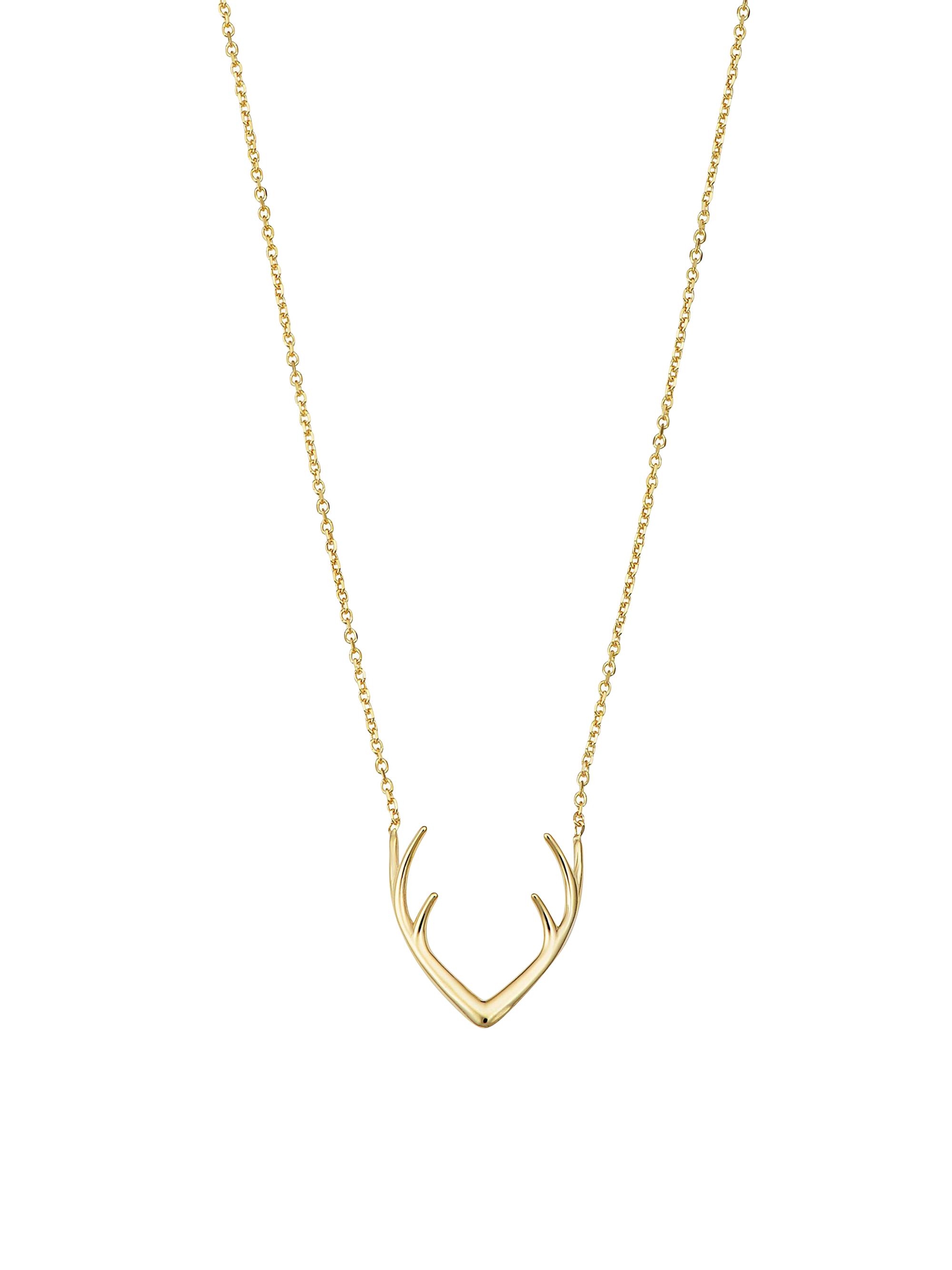 Oradina Women's 14K Yellow Solid Gold Central Park Necklace - Yellow Gold