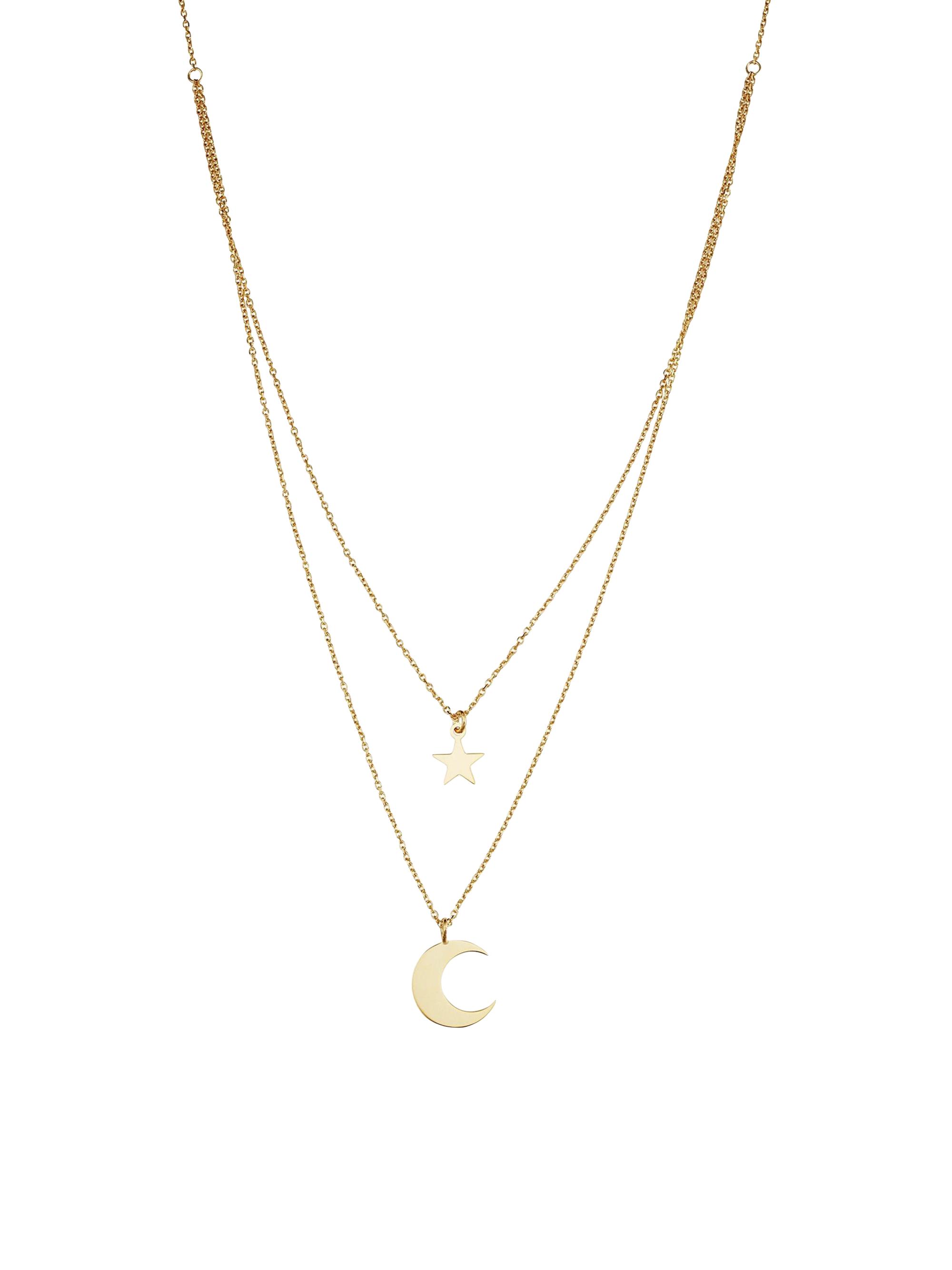 Oradina Women's 14K Yellow Solid Gold Jana Layered Necklace - Yellow Gold