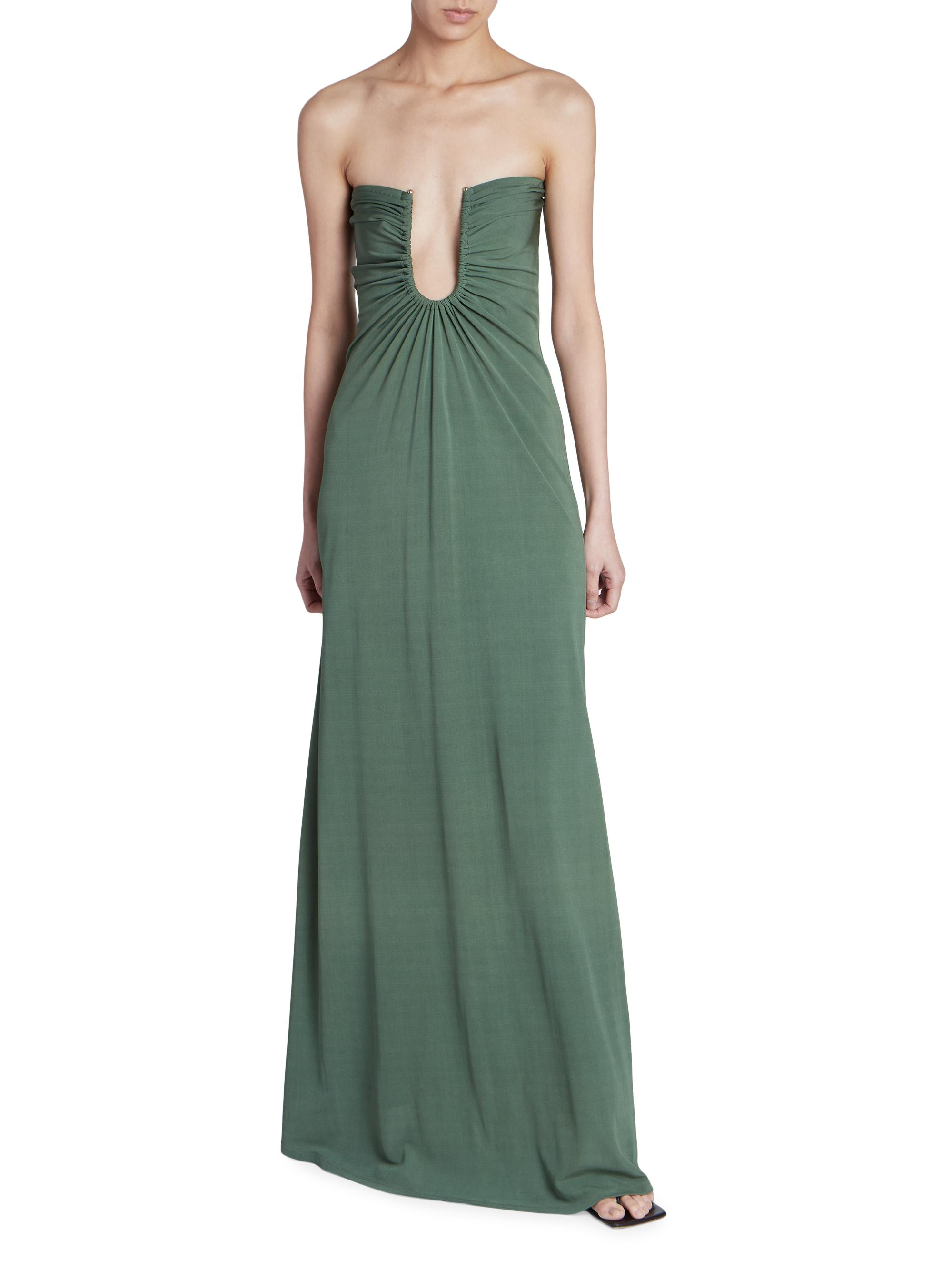 slim fit dress slacks FAIRFIELD MAXI DRESS – Acler main image 0