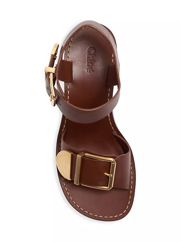 Rebecca 73MM Leather Sandals