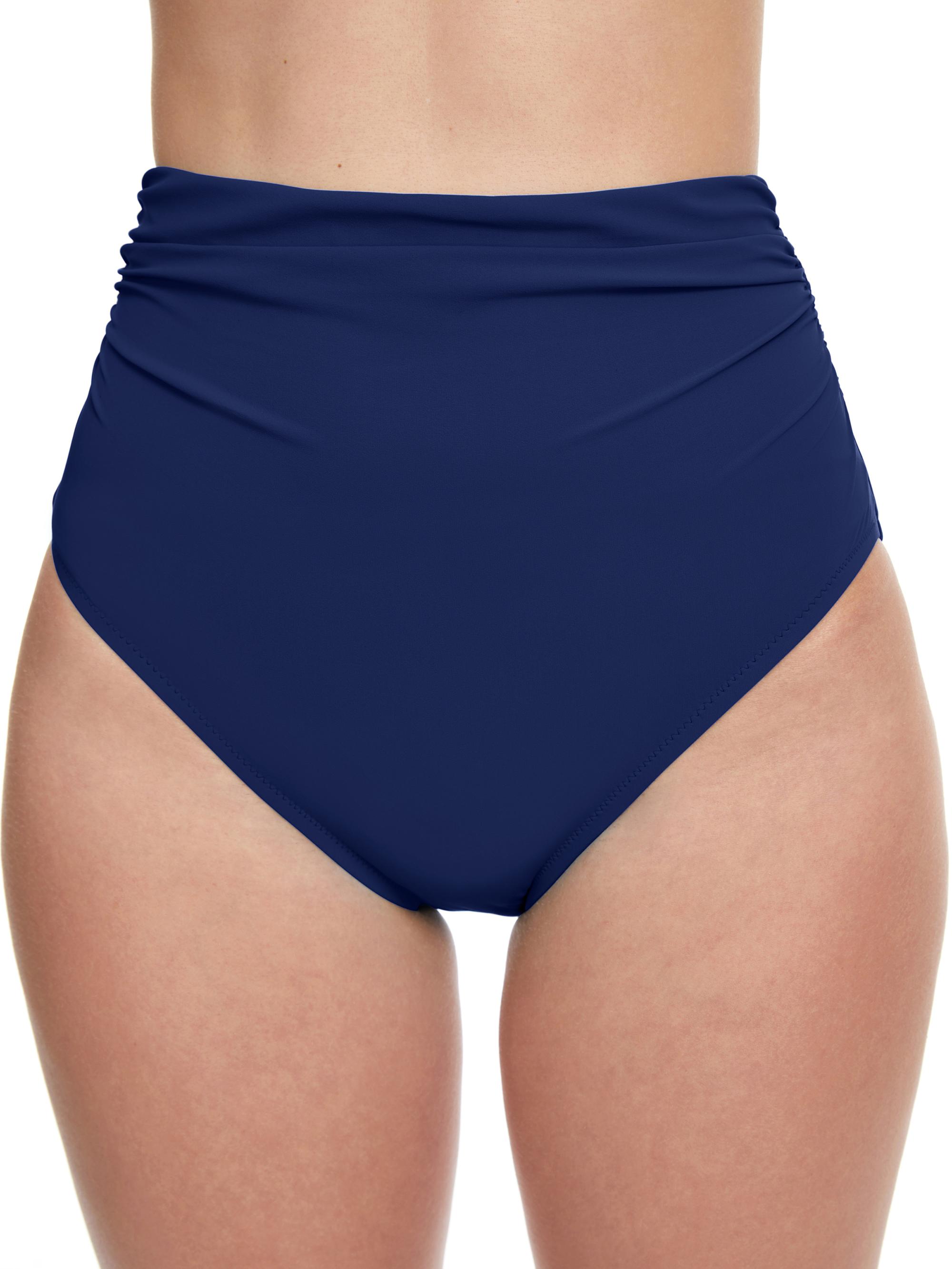 Gottex Swimwear Women's Tutti Frutti High-Waisted Bikini Bottom - Navy