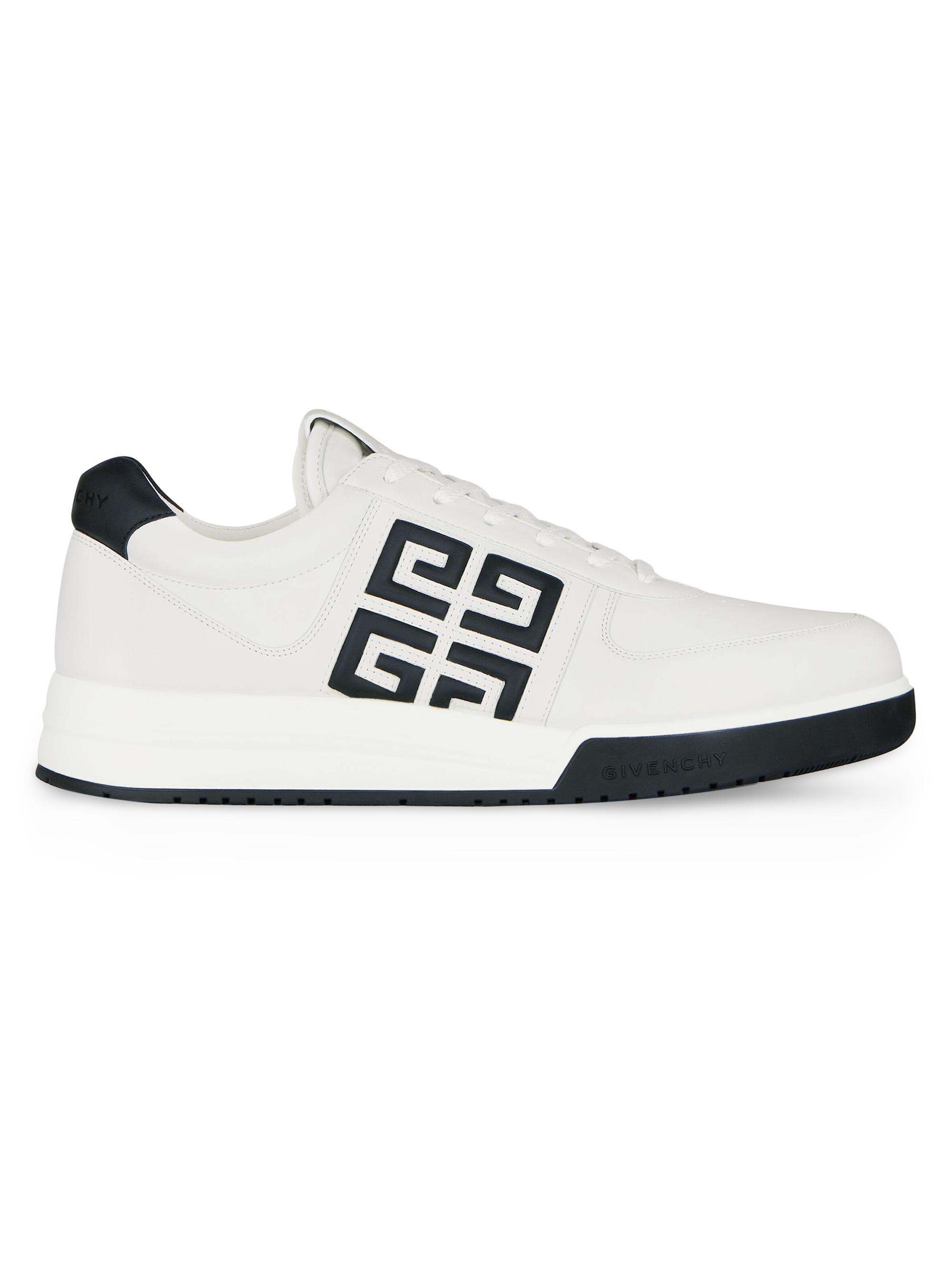 Givenchy Men's G4 Low Top Sneakers - Black White