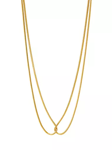 Tomi 18K Gold-Plated Snake Chain Necklace