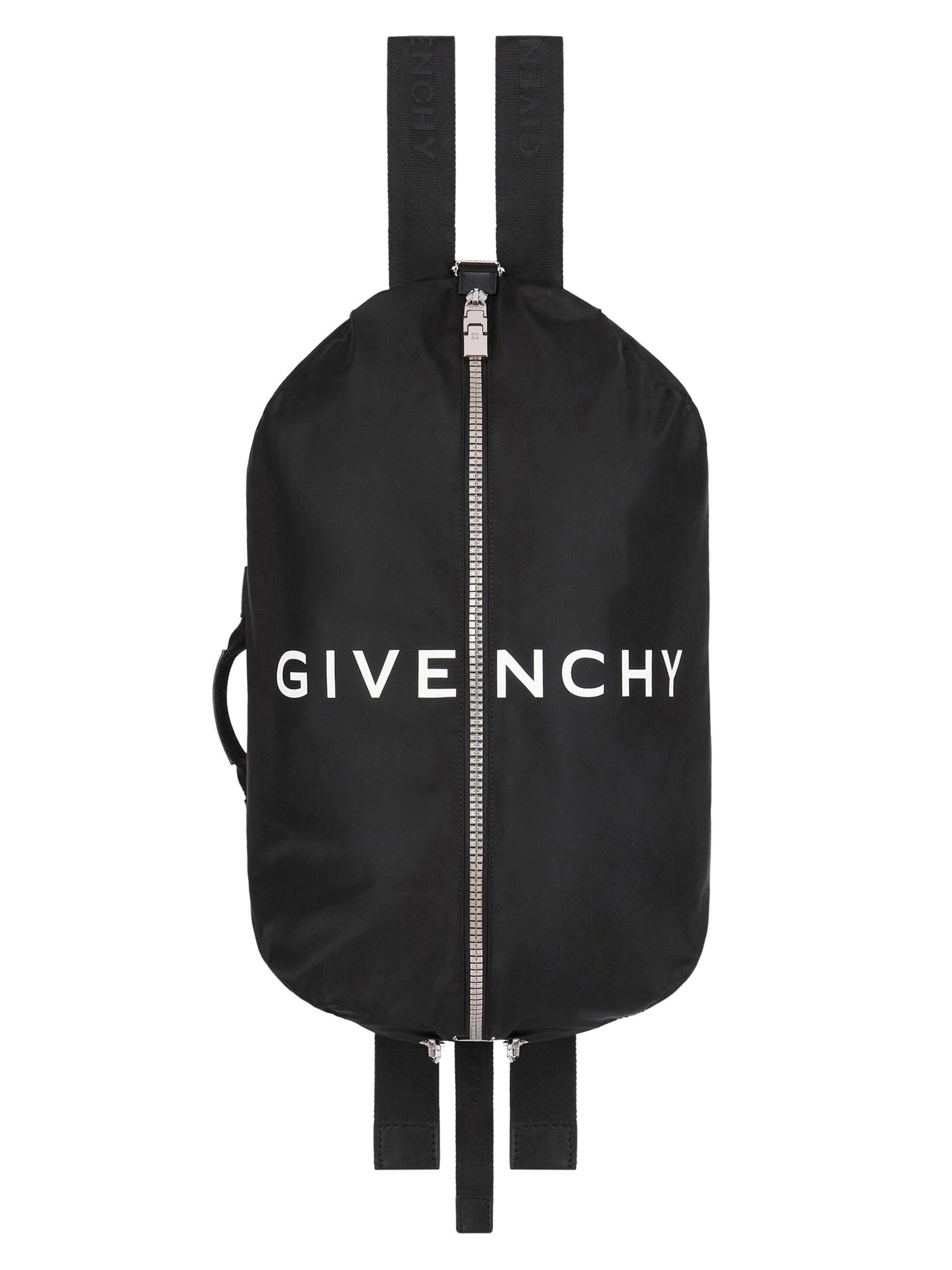 Givenchy Men's G-Zip Nylon Backpack - Black
