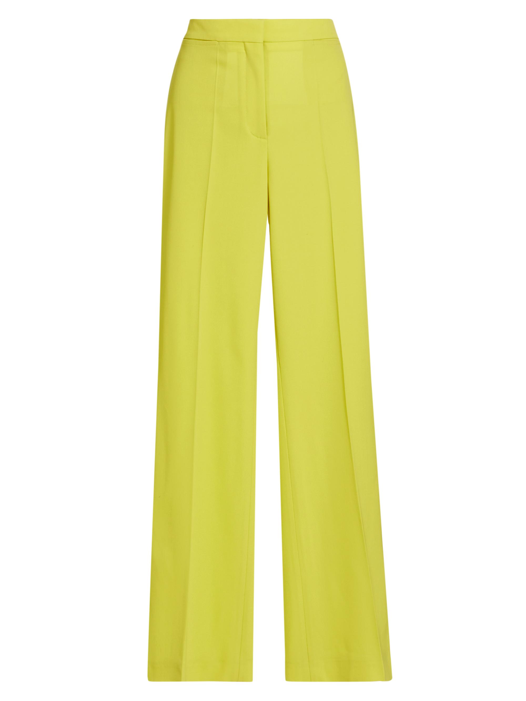 Stretch-Wool Flare Pants