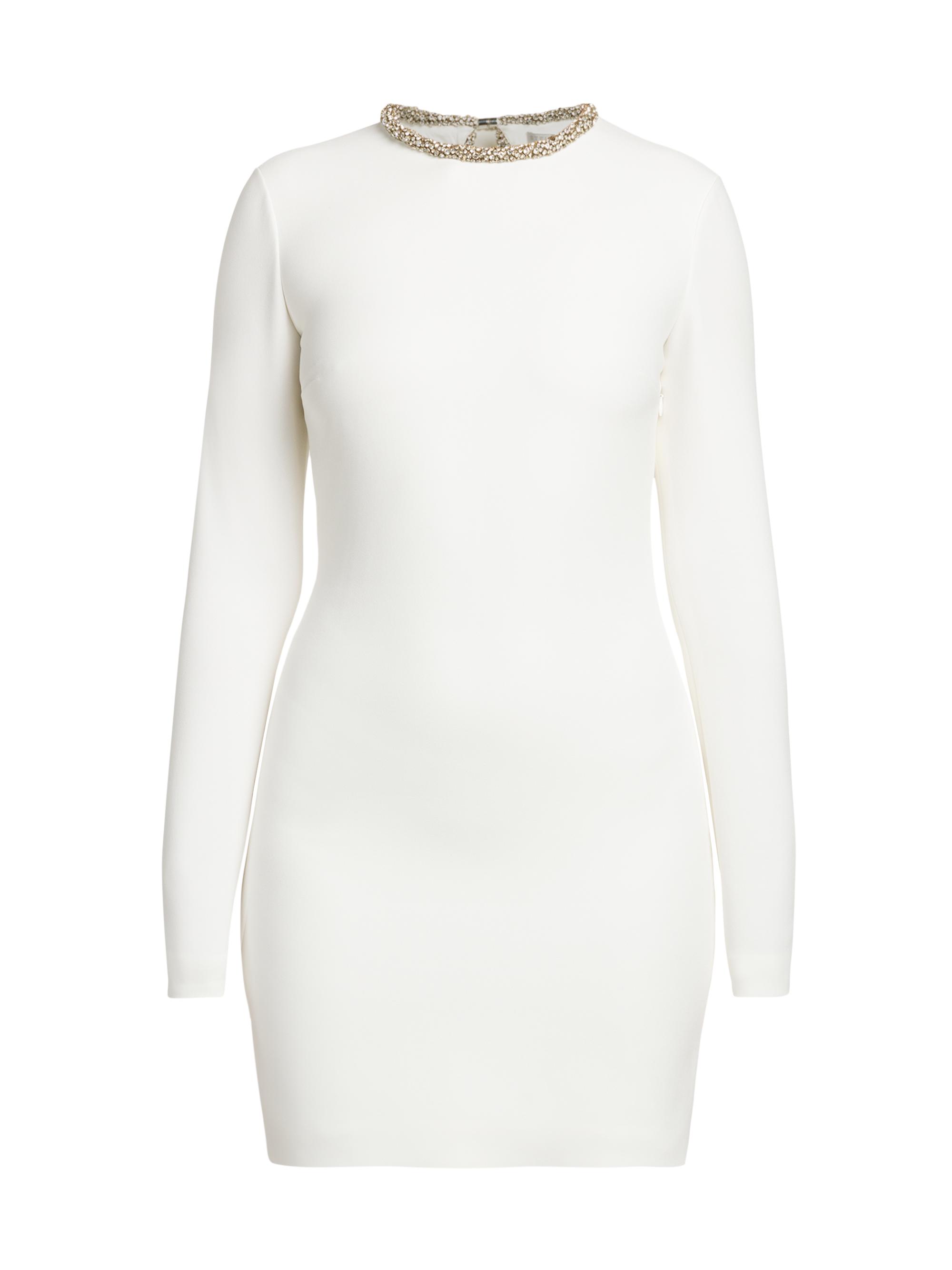 Stella McCartney Women's Embellished Body-Con Cocktail Dress - White