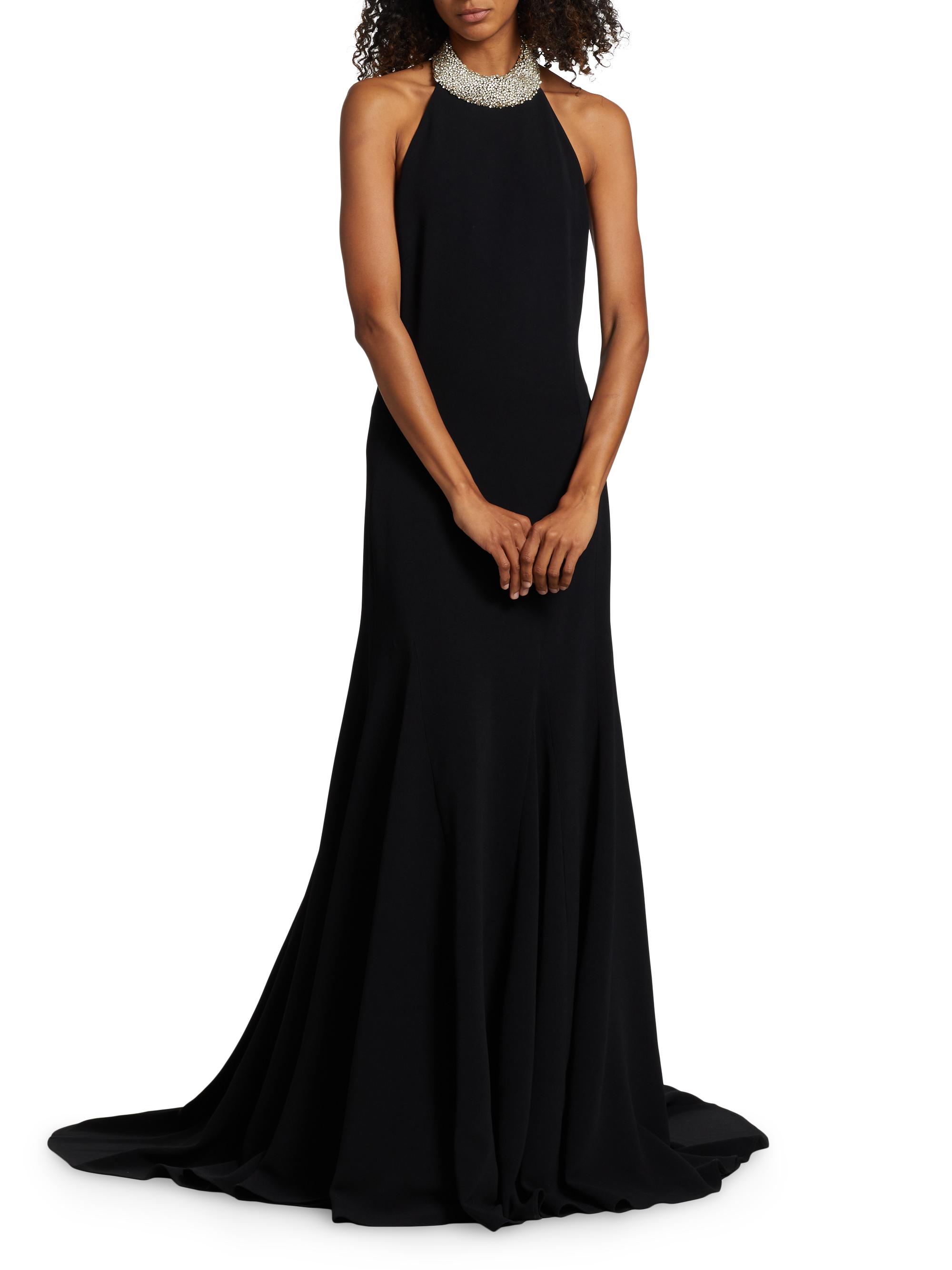 Stella McCartney Embellished Neck Sleeveless Gown | Saks Fifth Avenue